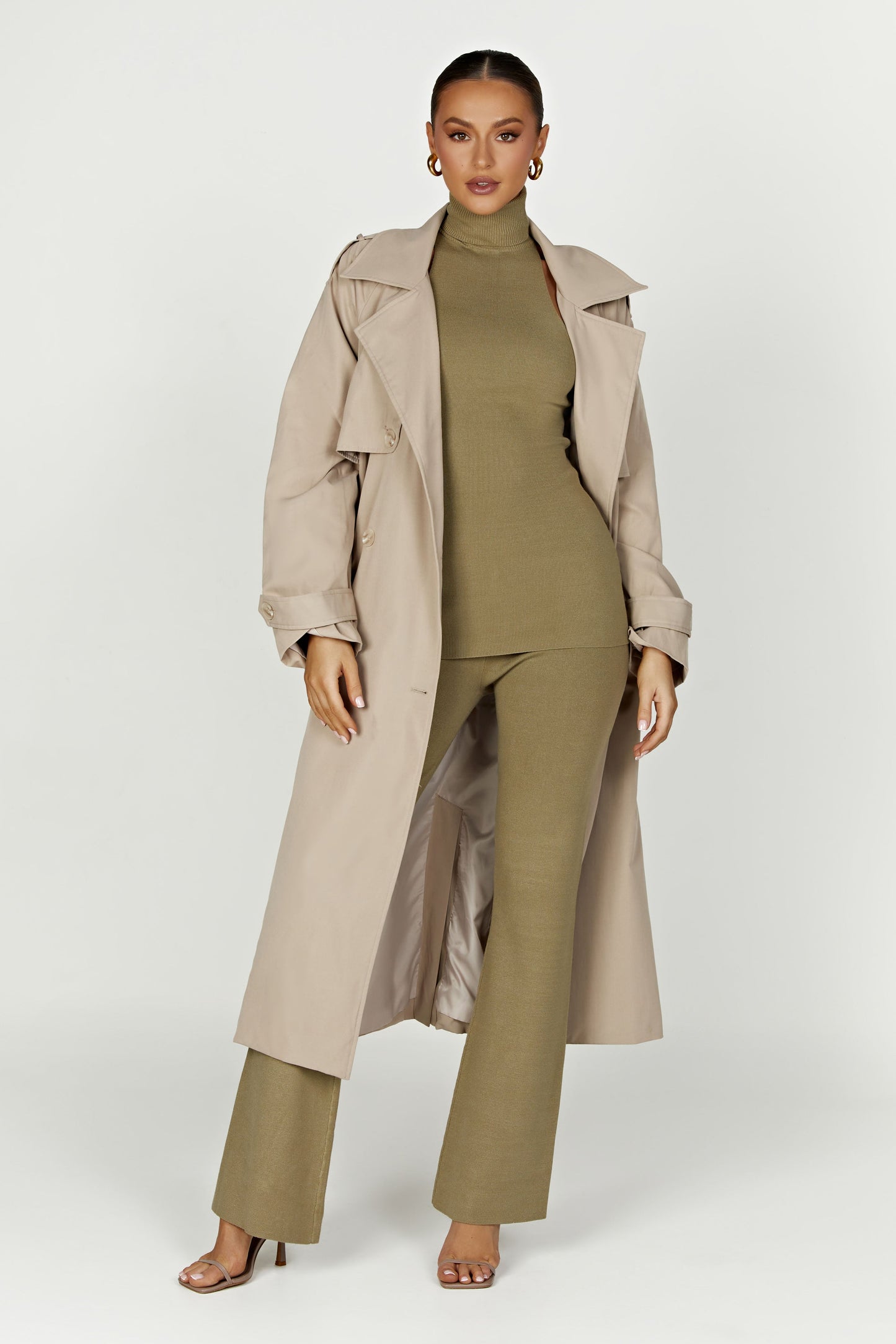 ROF Andreas Oversize Trençkot - Bej