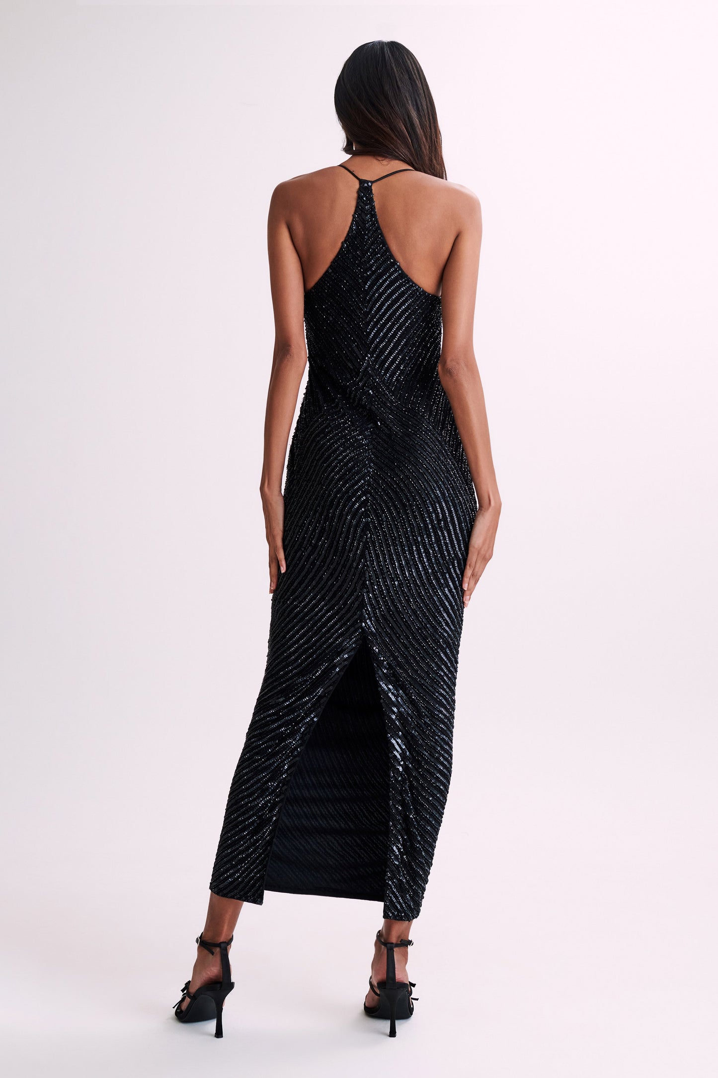 ROF Tierra Payet Maxi Elbise - Siyah