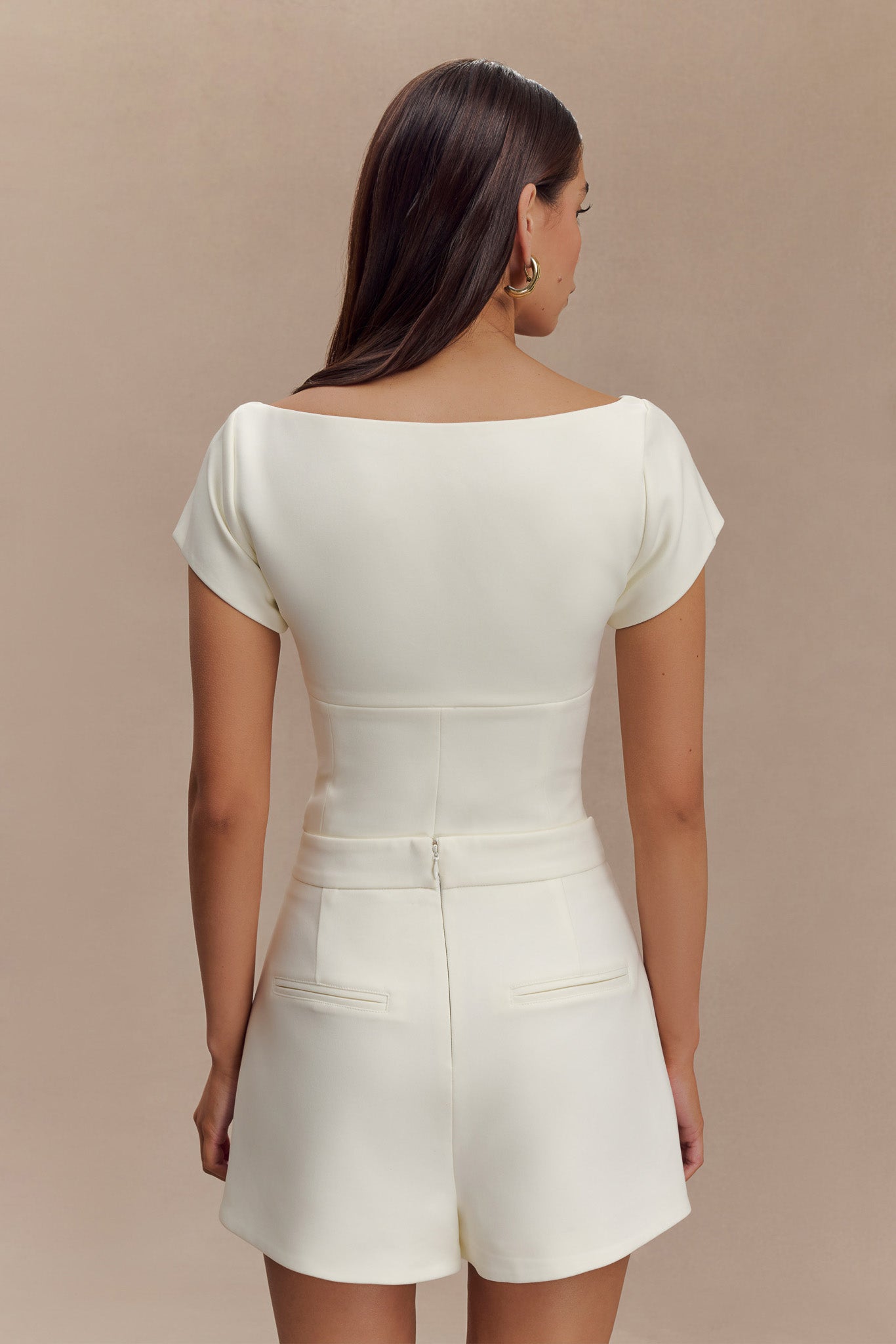 ROF Celene Toka Skort - Fildişi