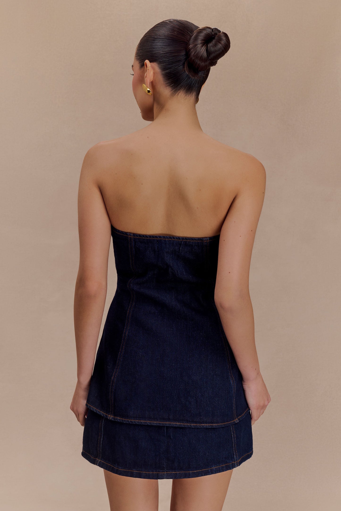 ROF Rosalyn Mini Denim Şort - İndigo Mavi