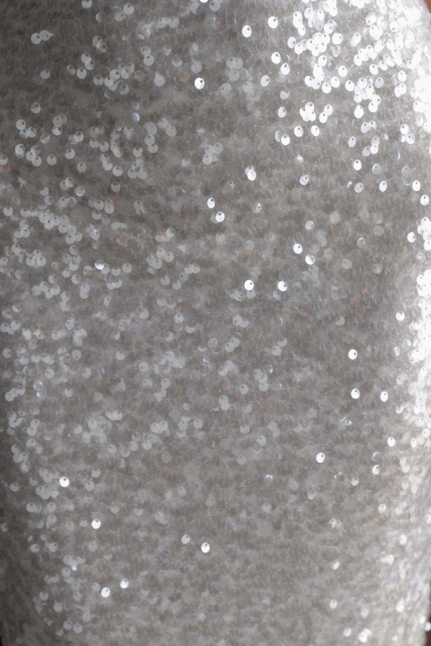 ROF Makari Payet Uzun Elbise - Beyaz