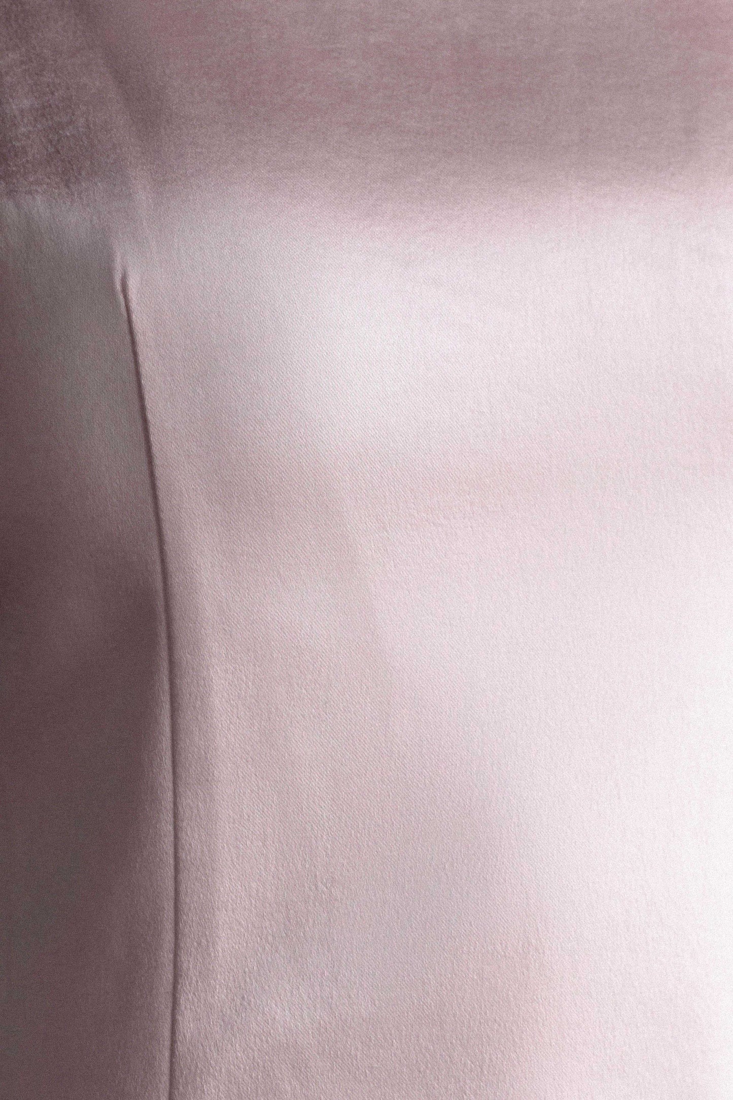 ROF Mor Kolsuz Saten Maxi Elbise - Soft Pembe