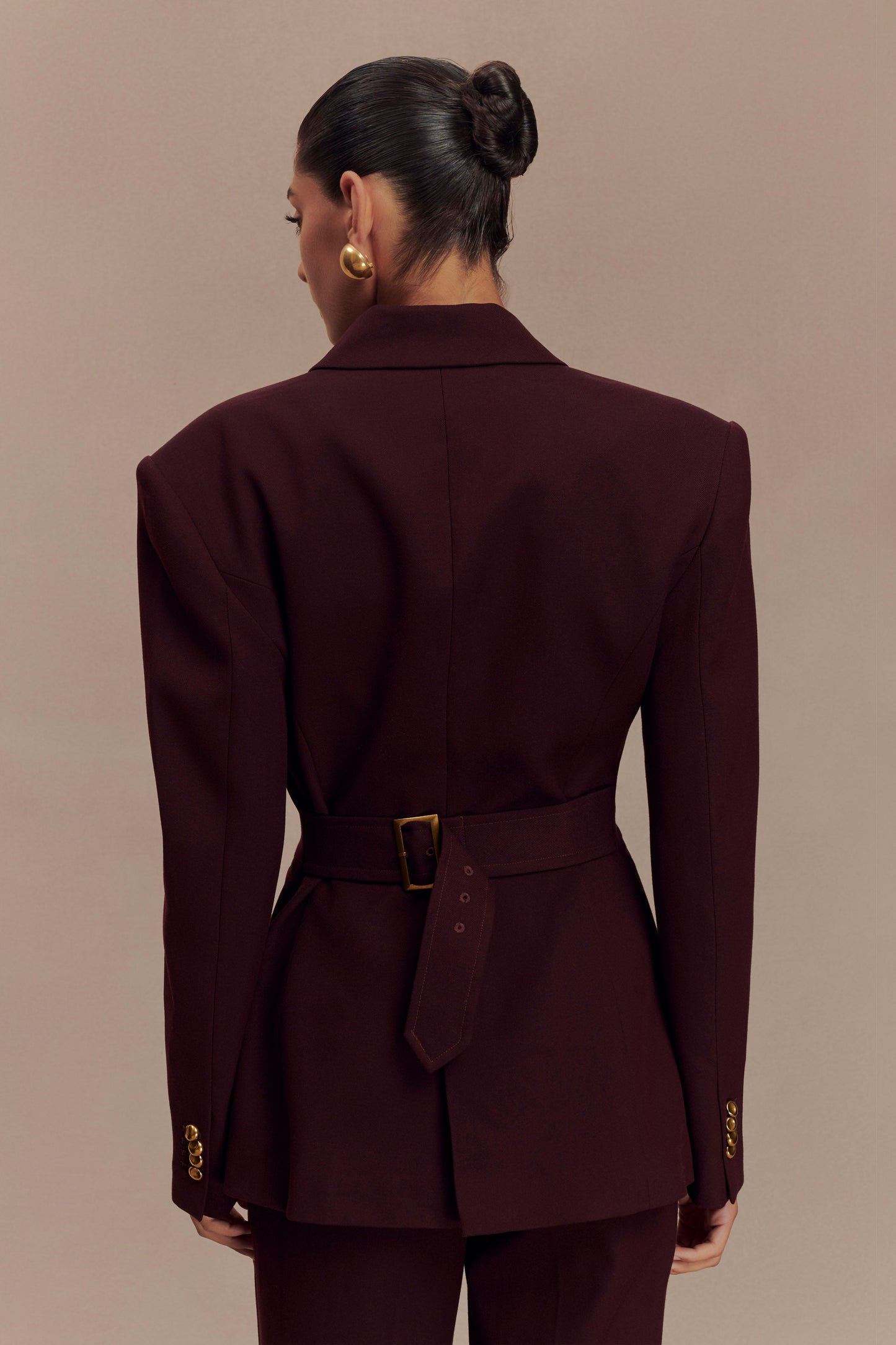 ROF Bellamy Cinched Blazer - Maun
