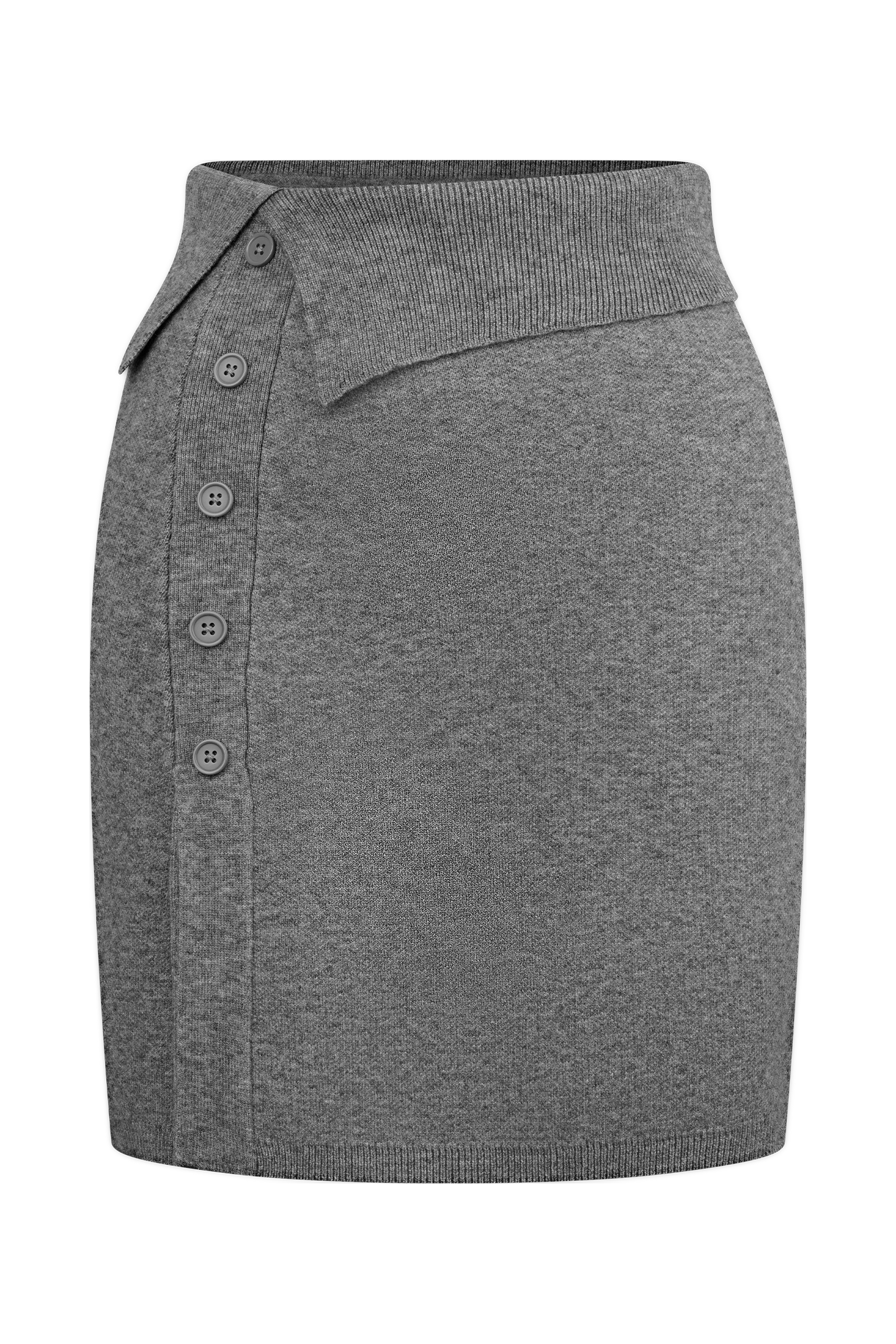 ROF Annabelle Örgü Mini Etek - Fuşya