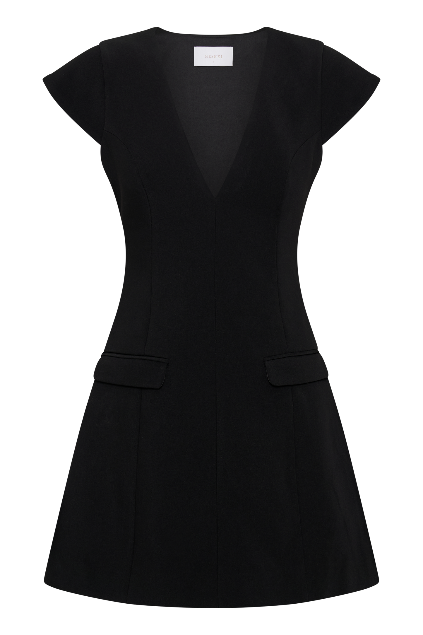 ROF Kiernan Kolsuz Blazer Elbise - Siyah