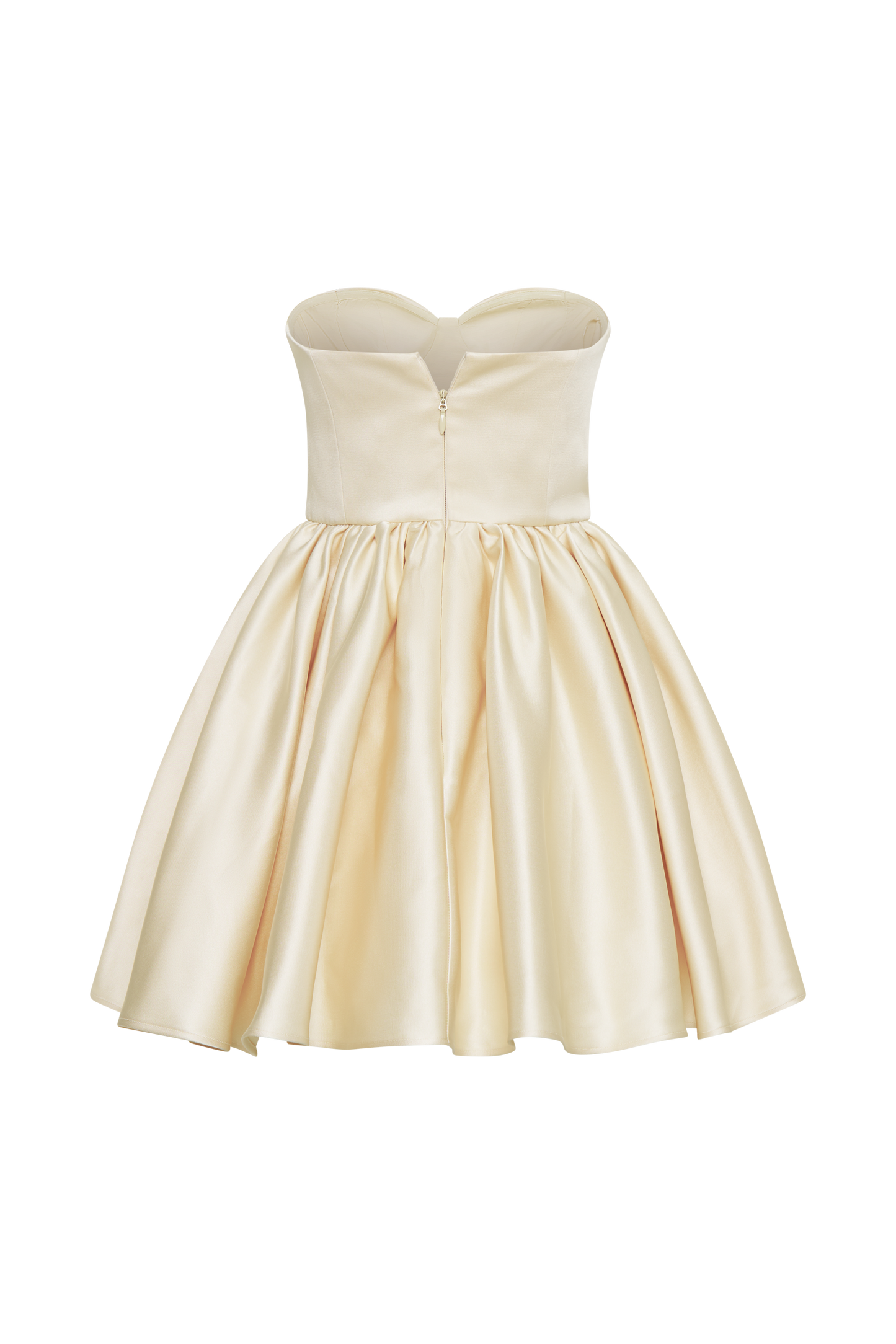 ROF Hollie Yapılı Korse Mini Elbise - Gold