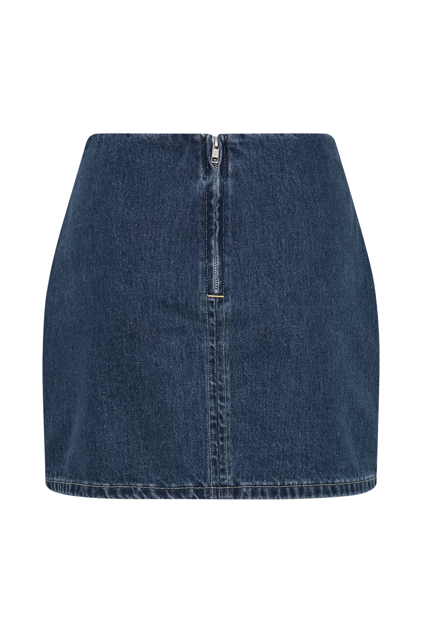 ROF Ellie Denim Mini Etek - Koyu Mavi