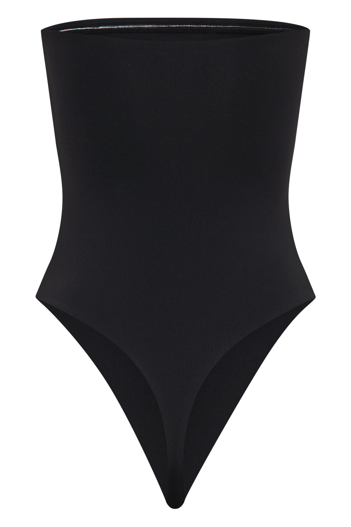 ROF Romina Geri Dönüşümlü Naylon Dantelli Bodysuit - Siyah