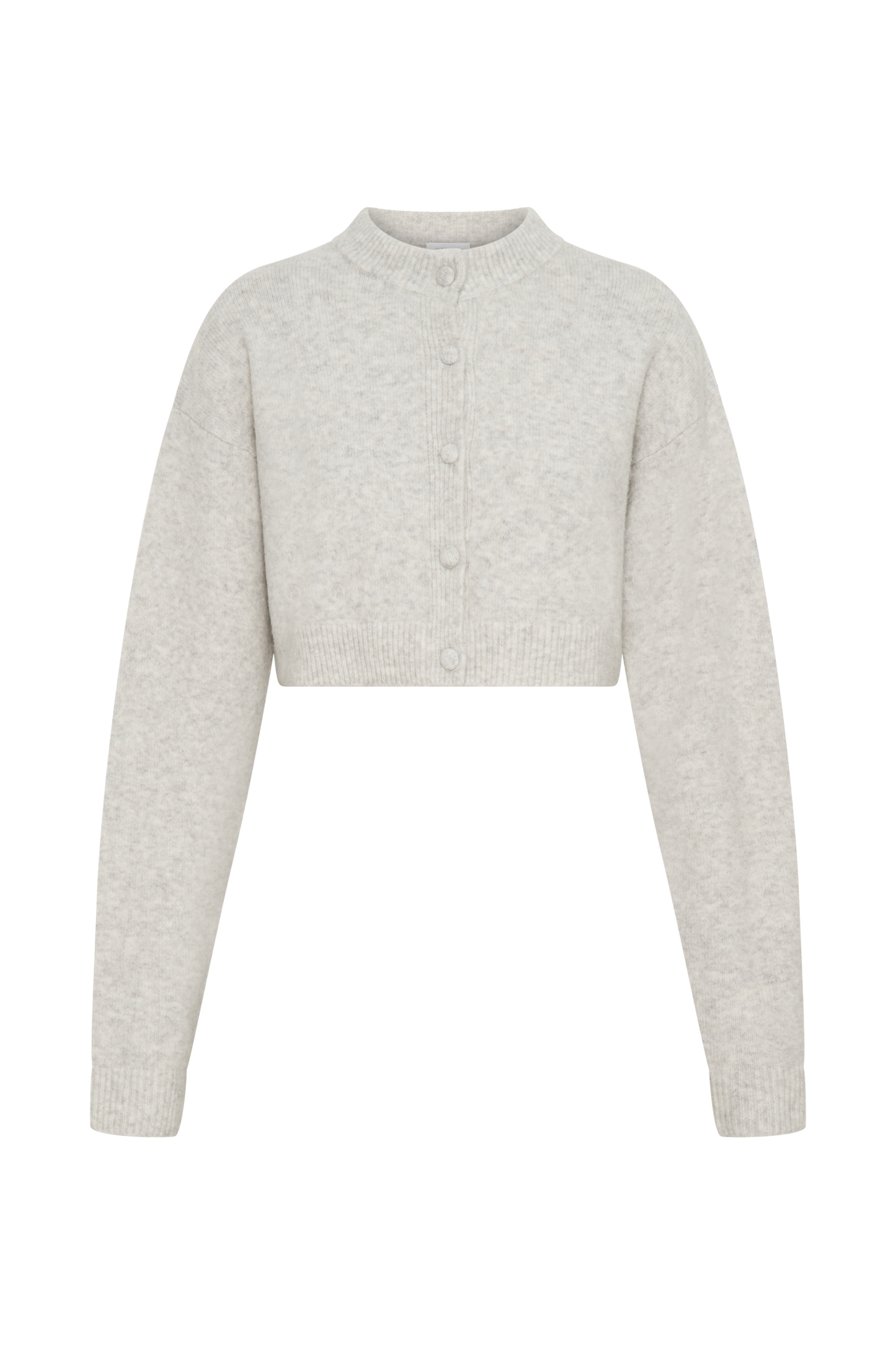 ROF Shelby Örgü Hırka - Heather Gri Marle