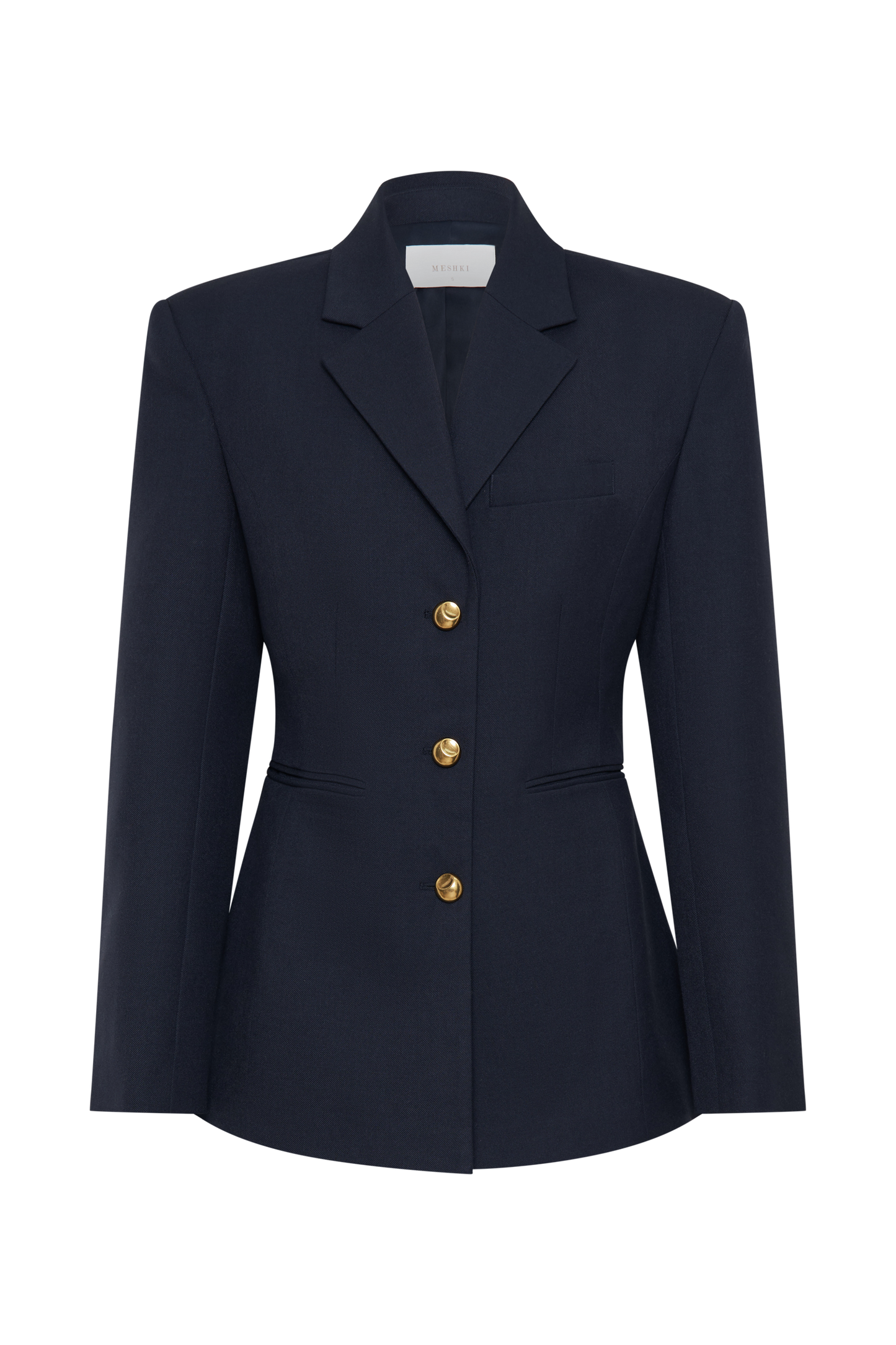 ROF Bellamy Cinched Blazer - Koyu Lacivert