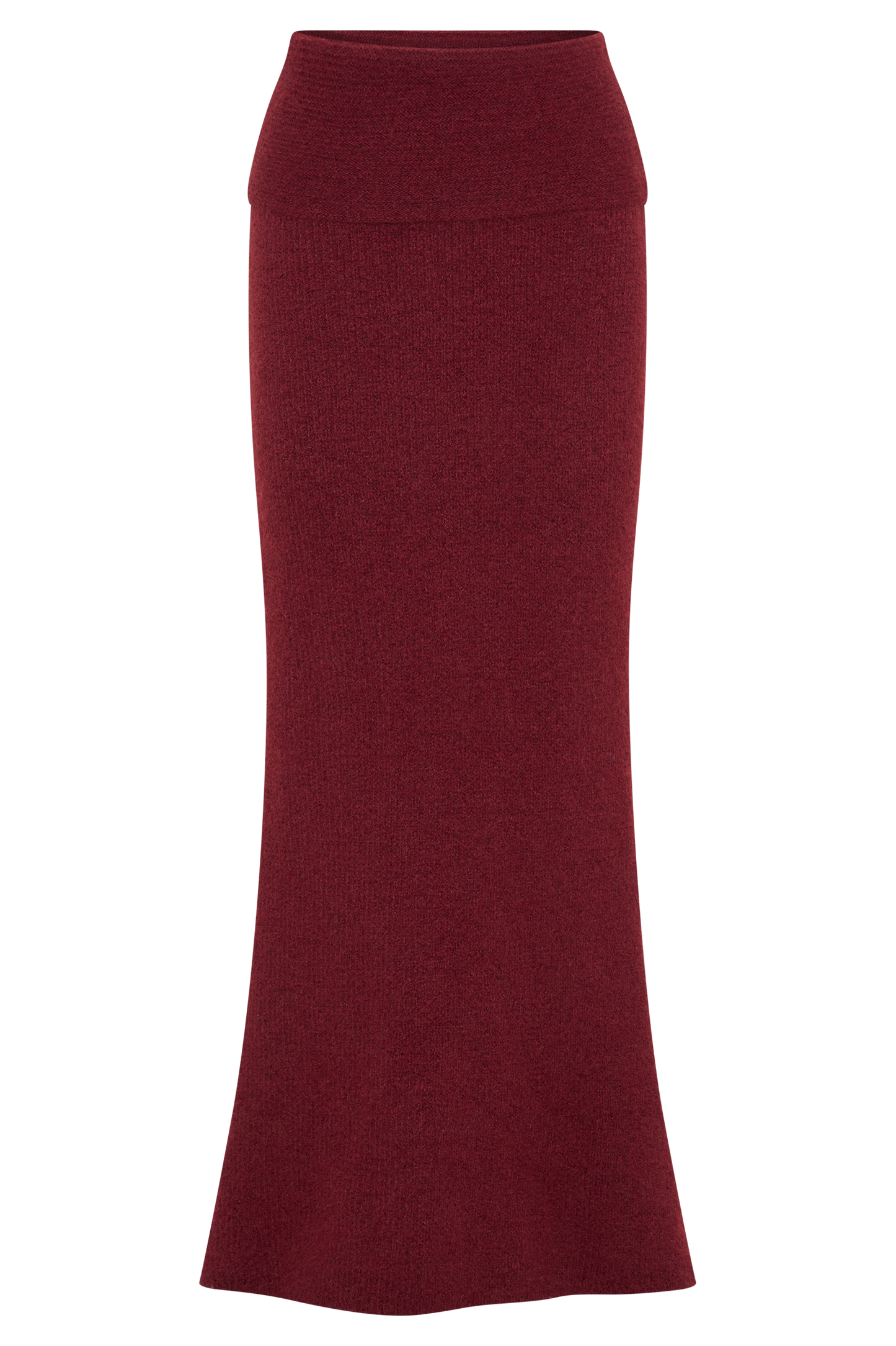 ROF Charlotte Örgü Uzun Etek - Merlot