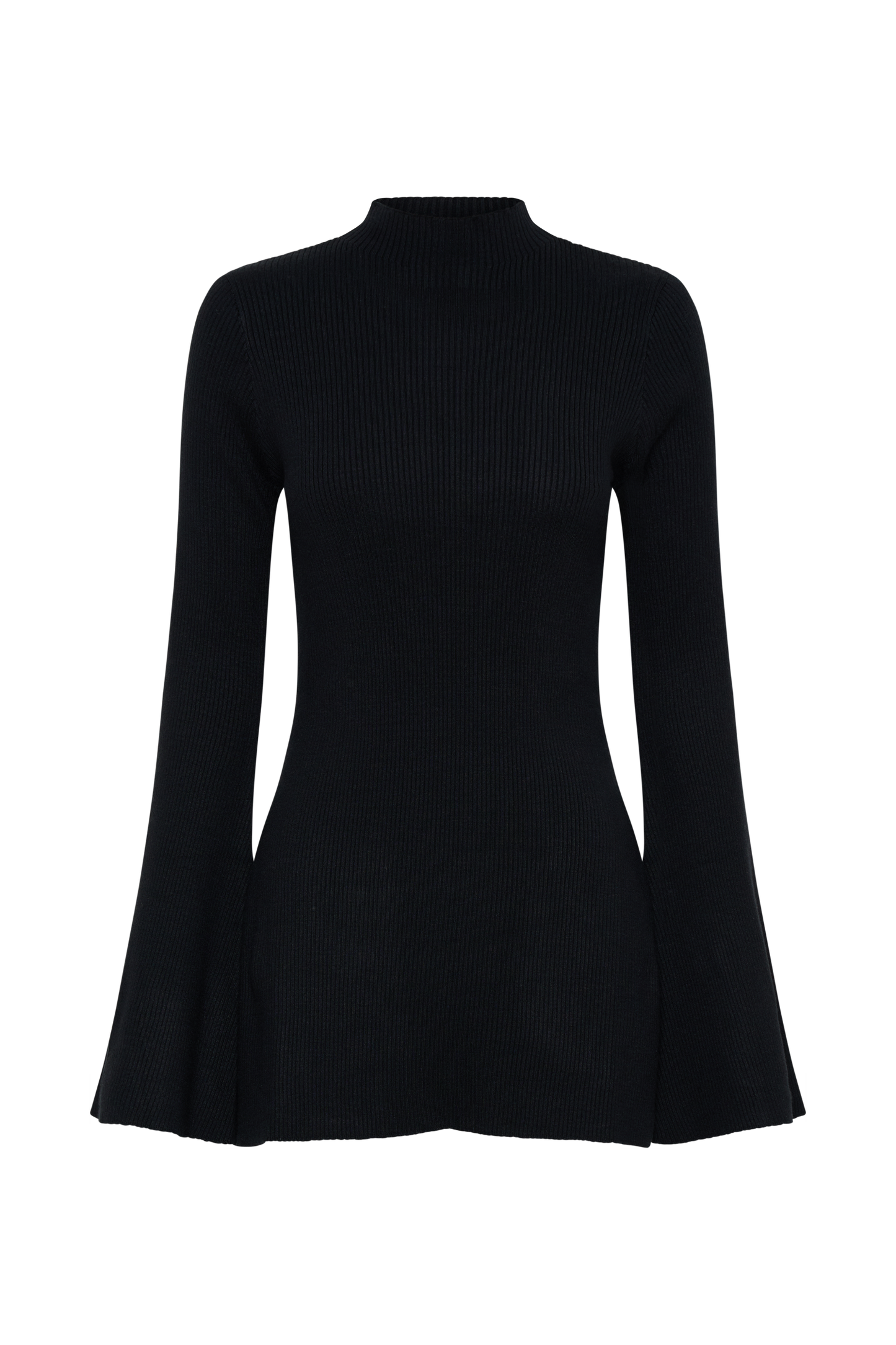 ROF Jovie Oversize Örgü Kazak - Siyah