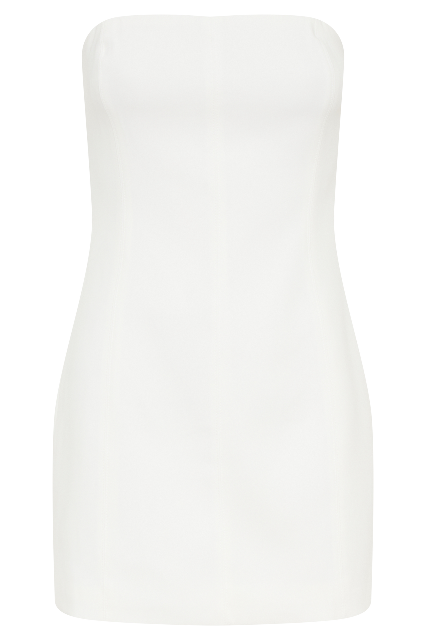 ROF Maci Krep Mini Elbise - Beyaz