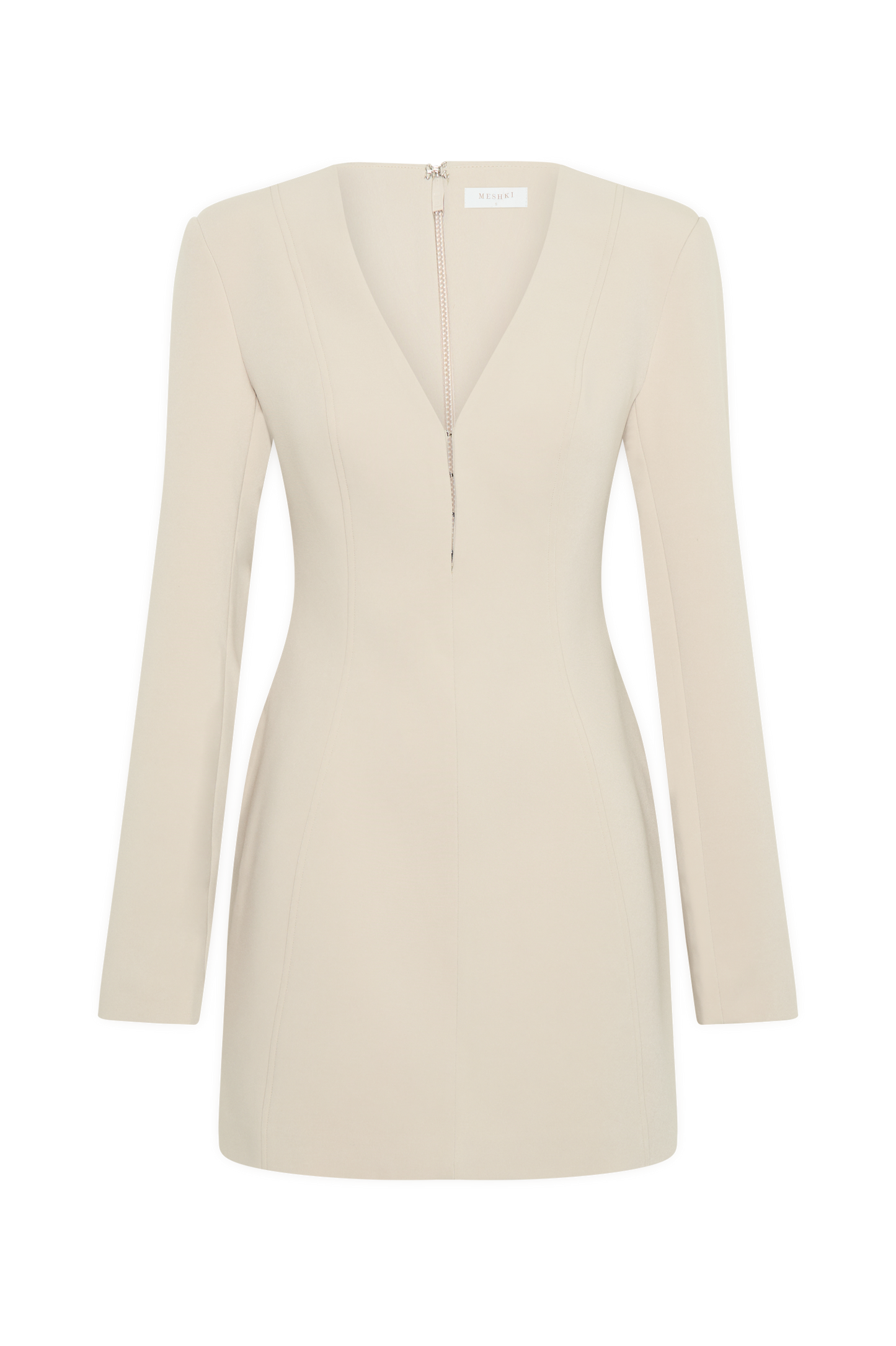 ROF Arora Piliseli Takım Elbise Blazer Elbise - Kum