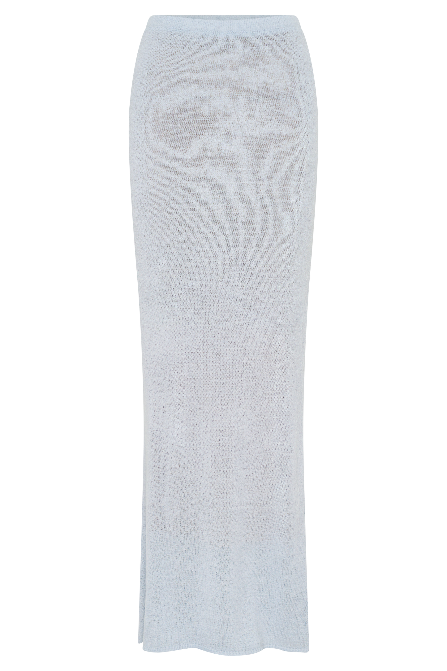 ROF Phoebe Örgü Maxi Etek - Buz Mavisi