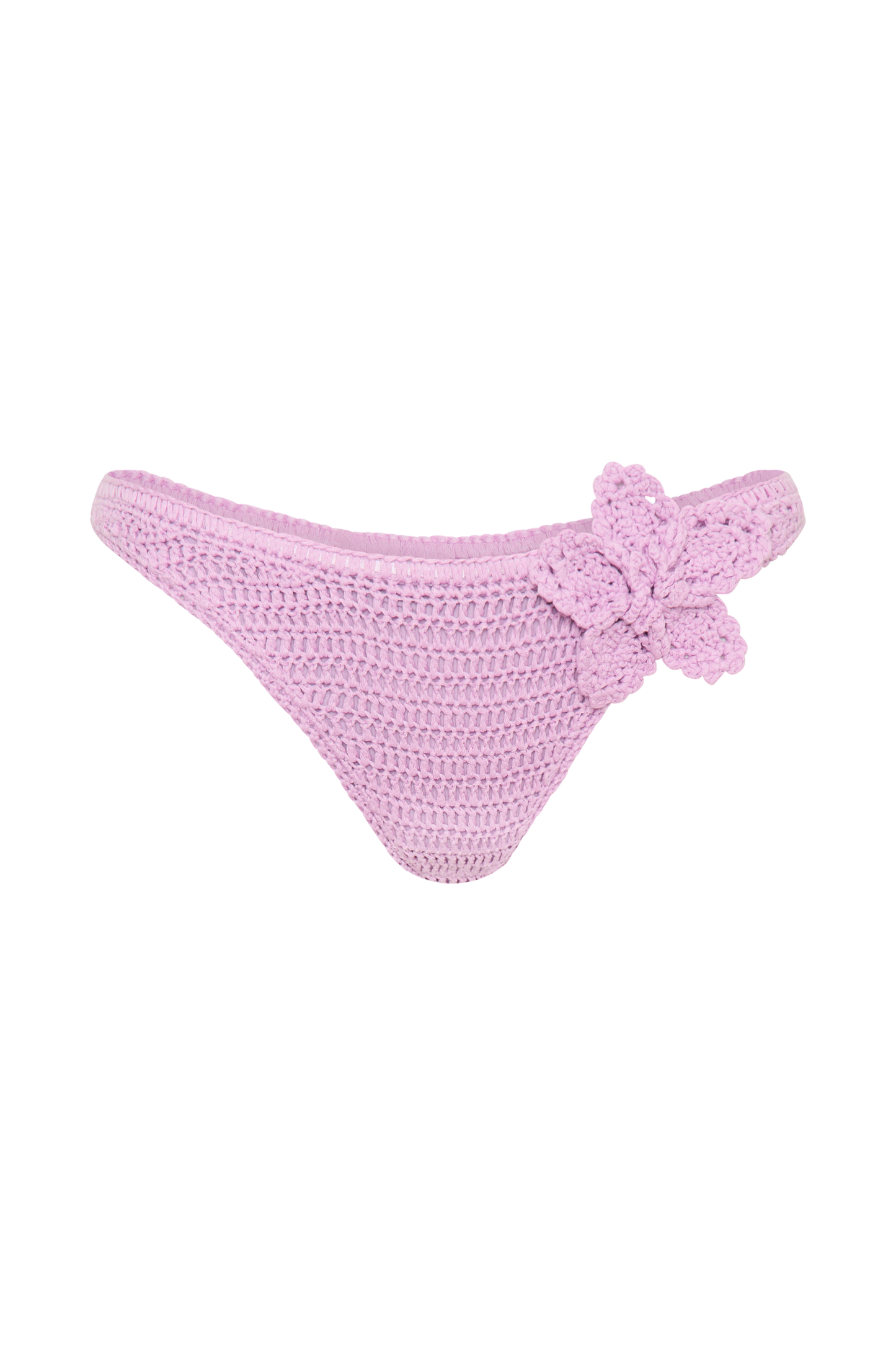 ROF Skye Çiçekli Tığ Bağlamalı Bikini Altı - Lila