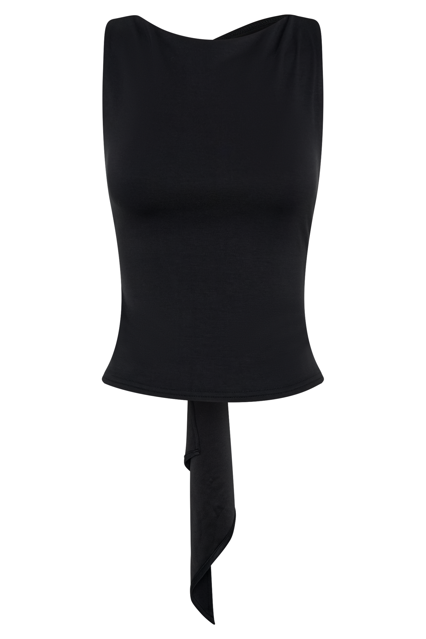 ROF Catelyn Asimetrik Scuba Jersey Üst - Siyah