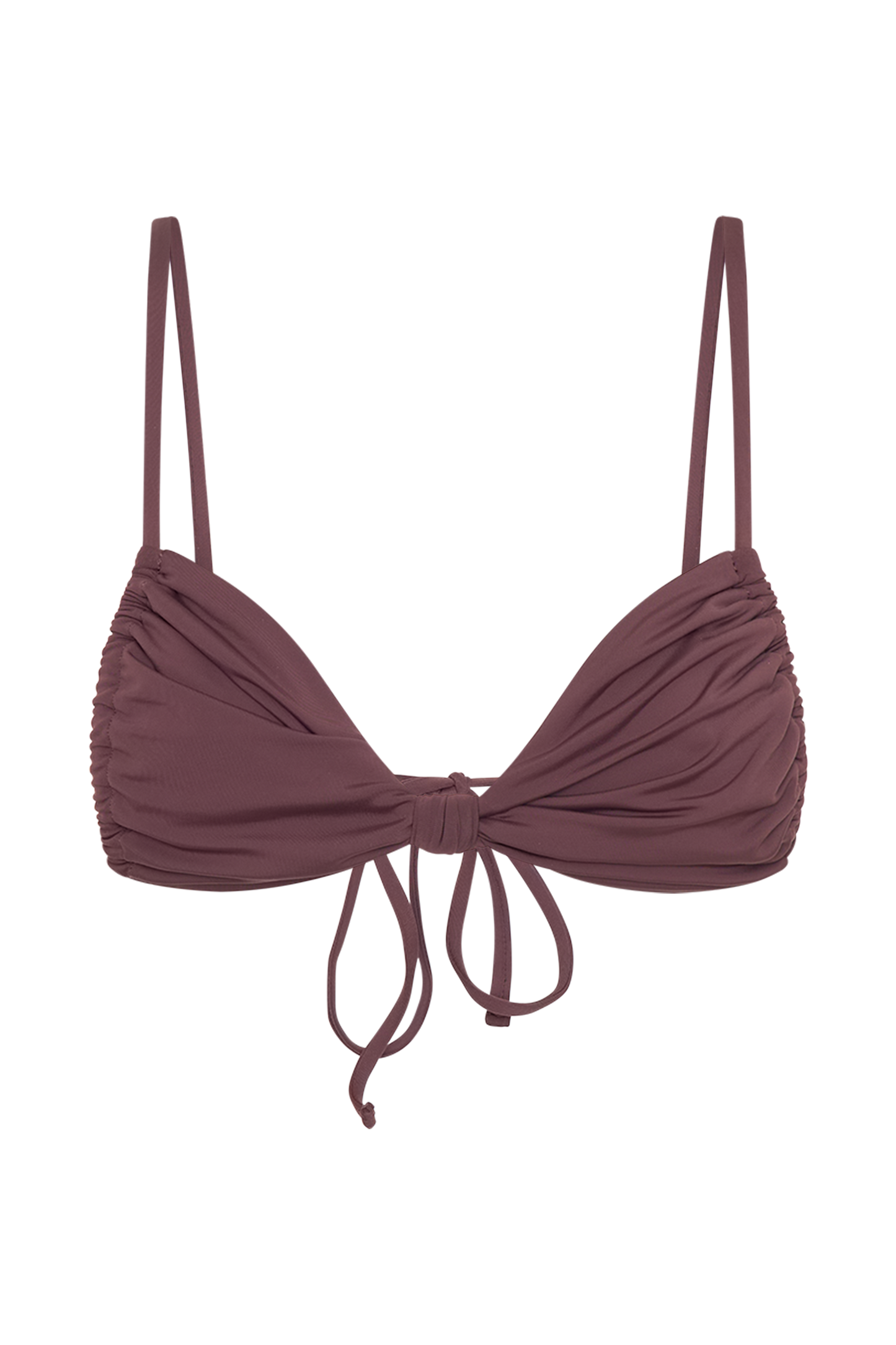 ROF Rosmunda Dantelli Bikini Üstü - Çikolata