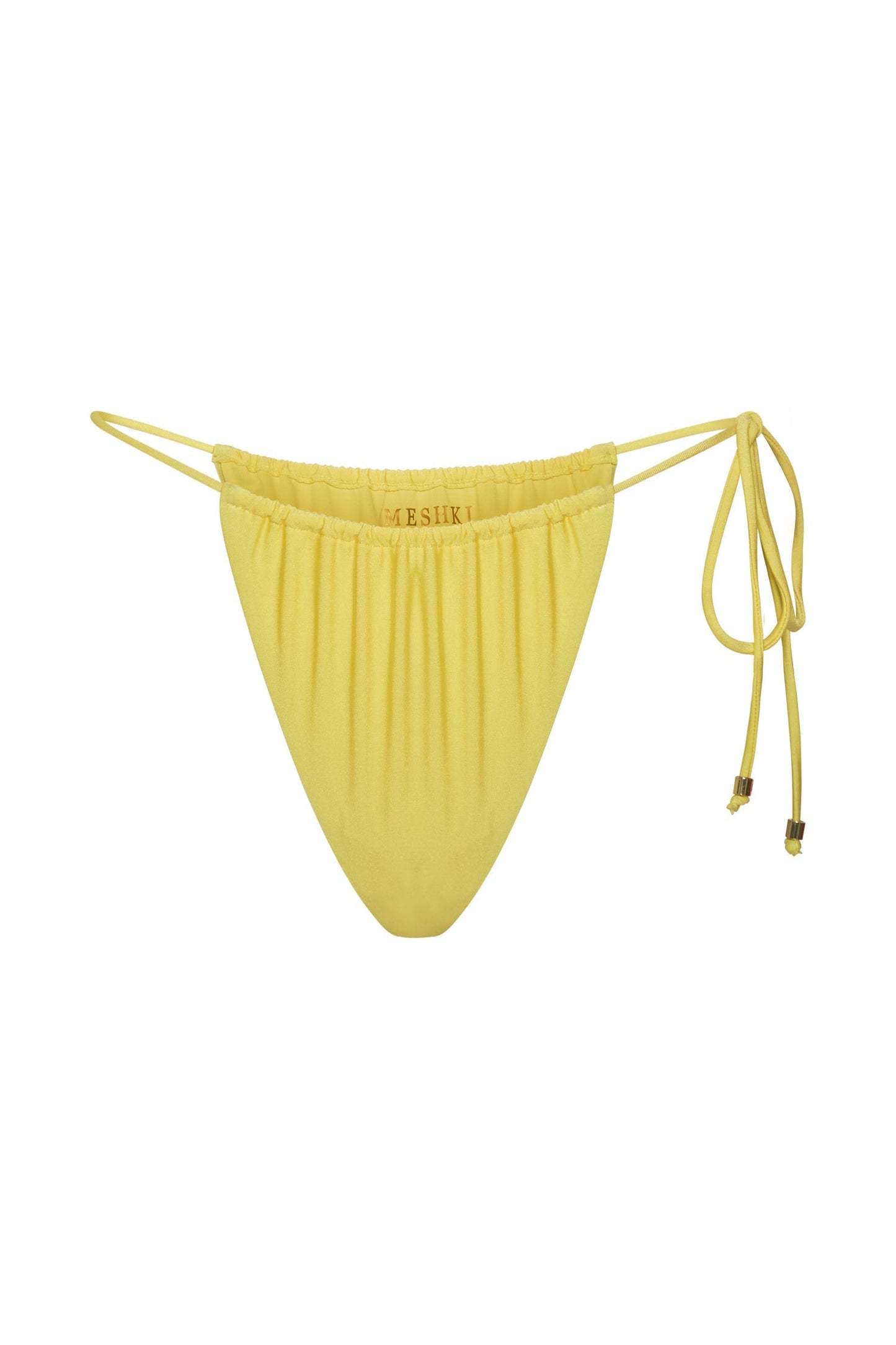 ROF Andie Dantelli String Yan Bikini Altı - Kanarya Sarısı