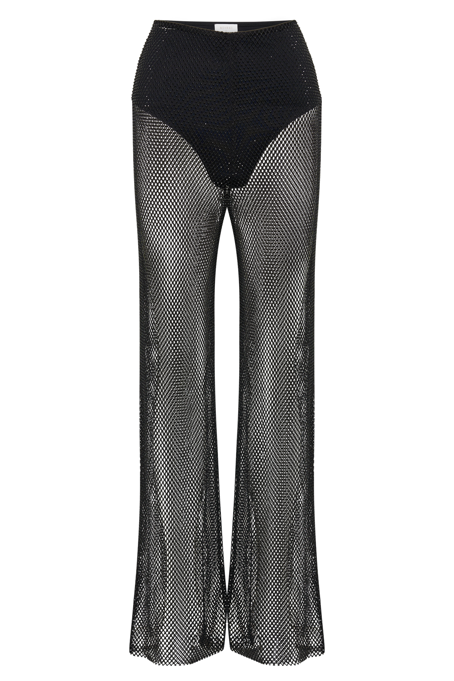 ROF Emerson Diamante File Pantolon - Siyah