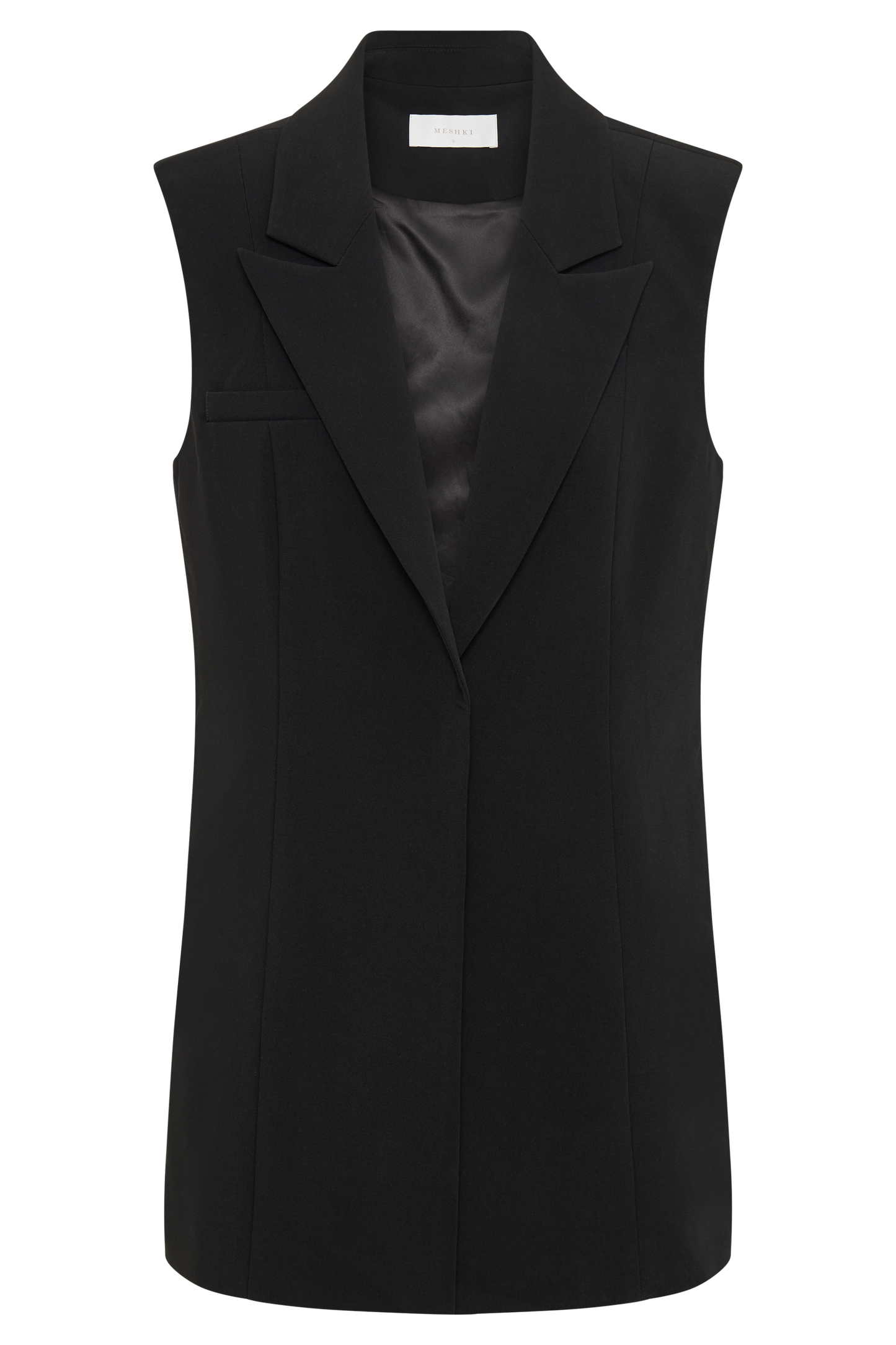 ROF Robin Oversize Takım Elbise Yeleği - Siyah