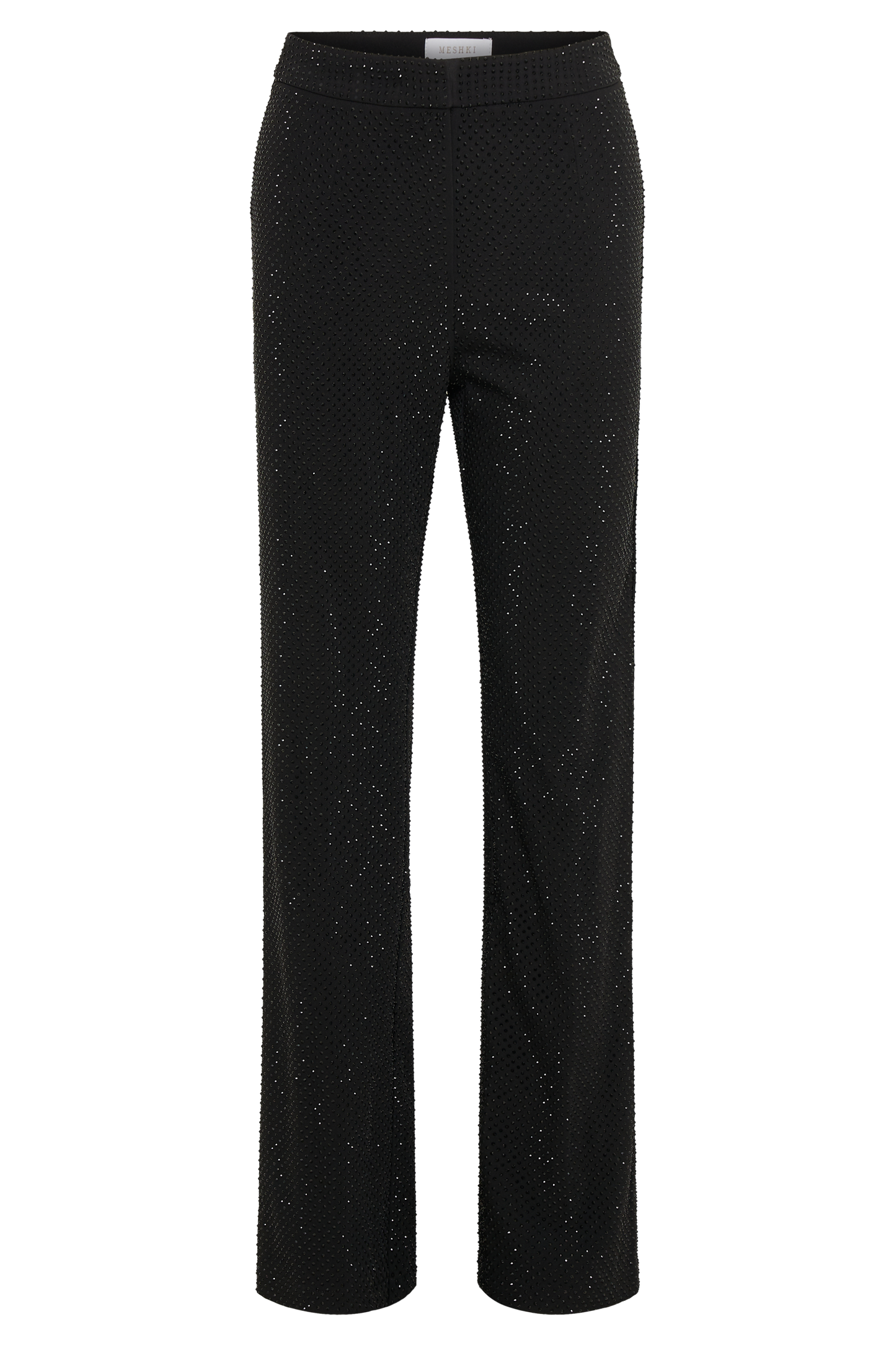 ROF Kaycee Düz Paça Diamante Pantolon - Siyah