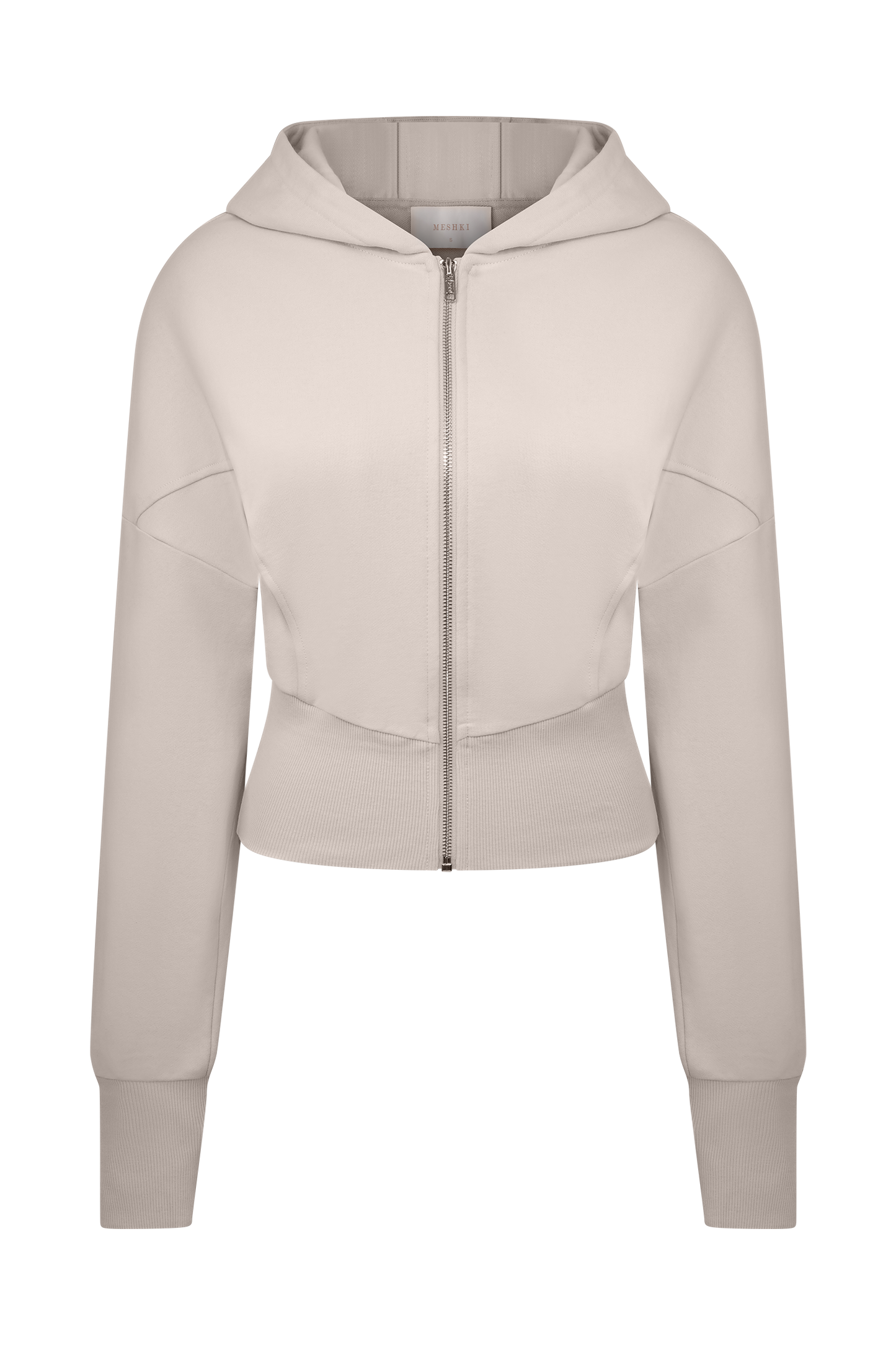 ROF Blake Önü Fermuarlı Kapüşonlu Üst - Taş