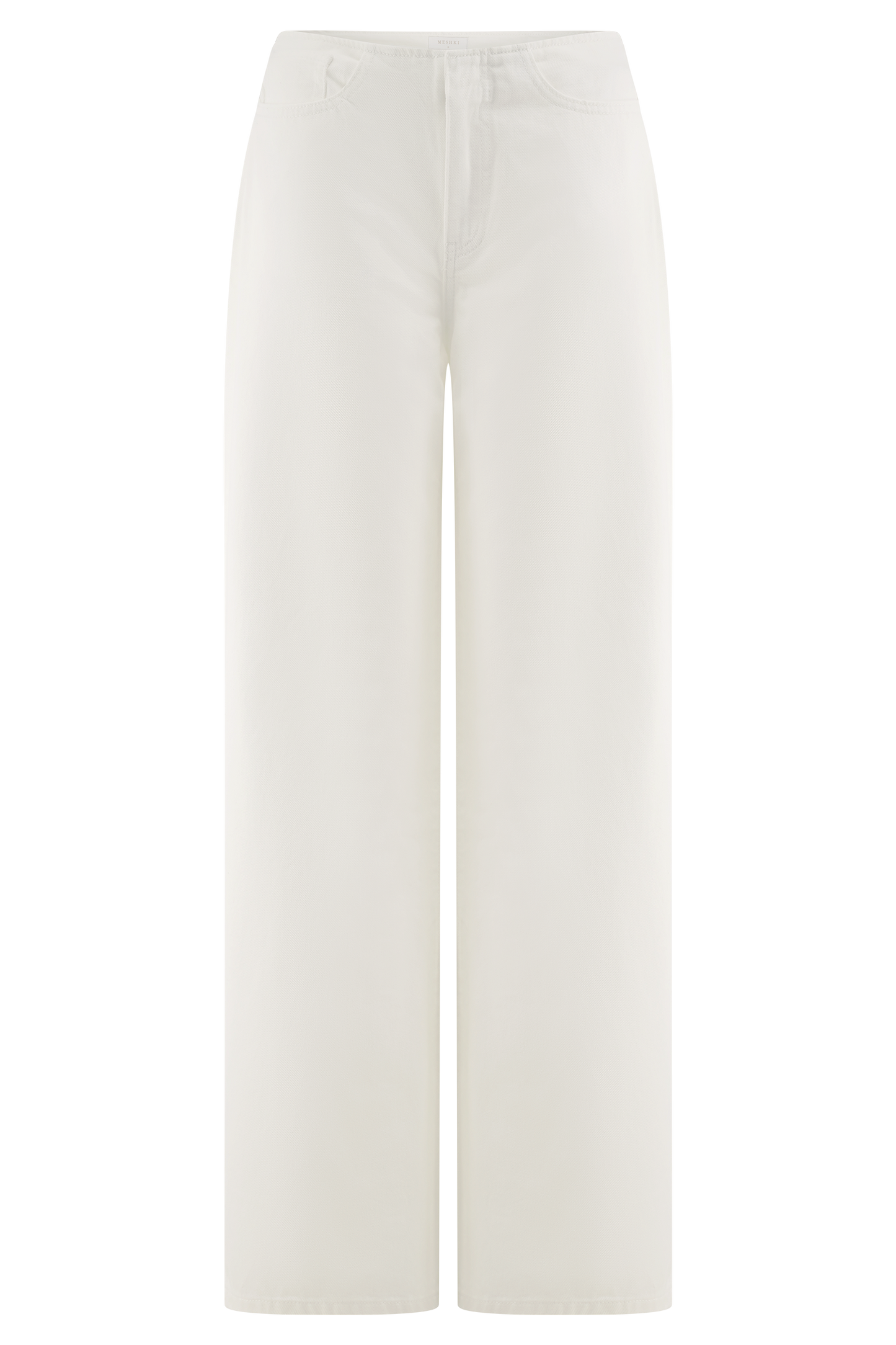 ROF Caitlin Mid Bel Denim Flare Jeans - Beyaz