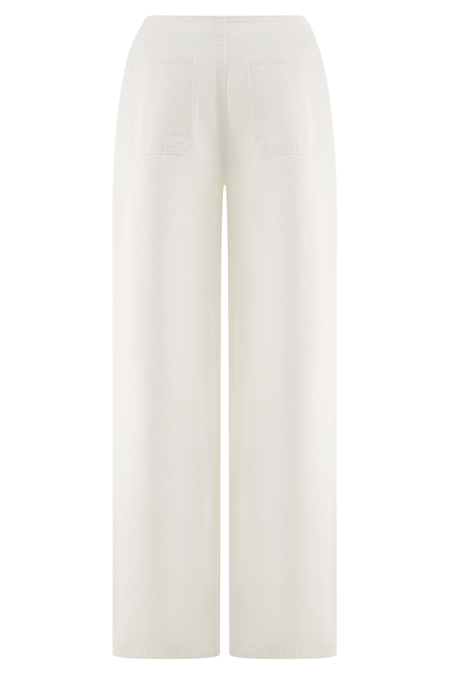 ROF Caitlin Mid Bel Denim Flare Jeans - Beyaz