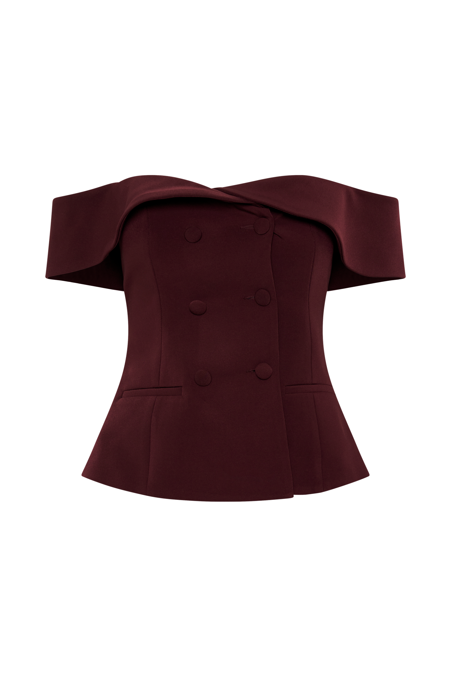 ROF Krista Straplez Takım Elbise Üstü - Mürdüm