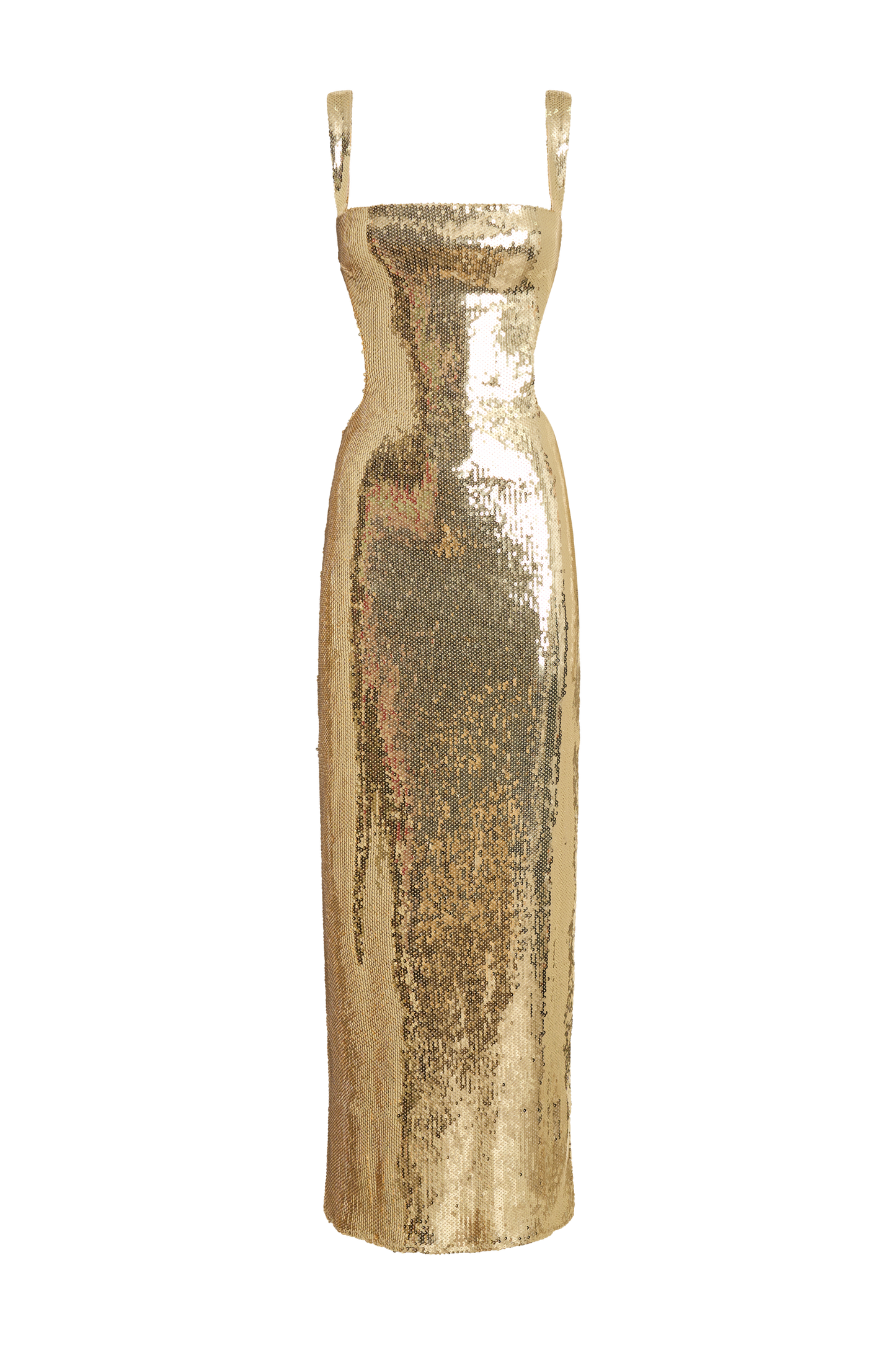 ROF Adoria Payetli Uzun Elbise - Altın