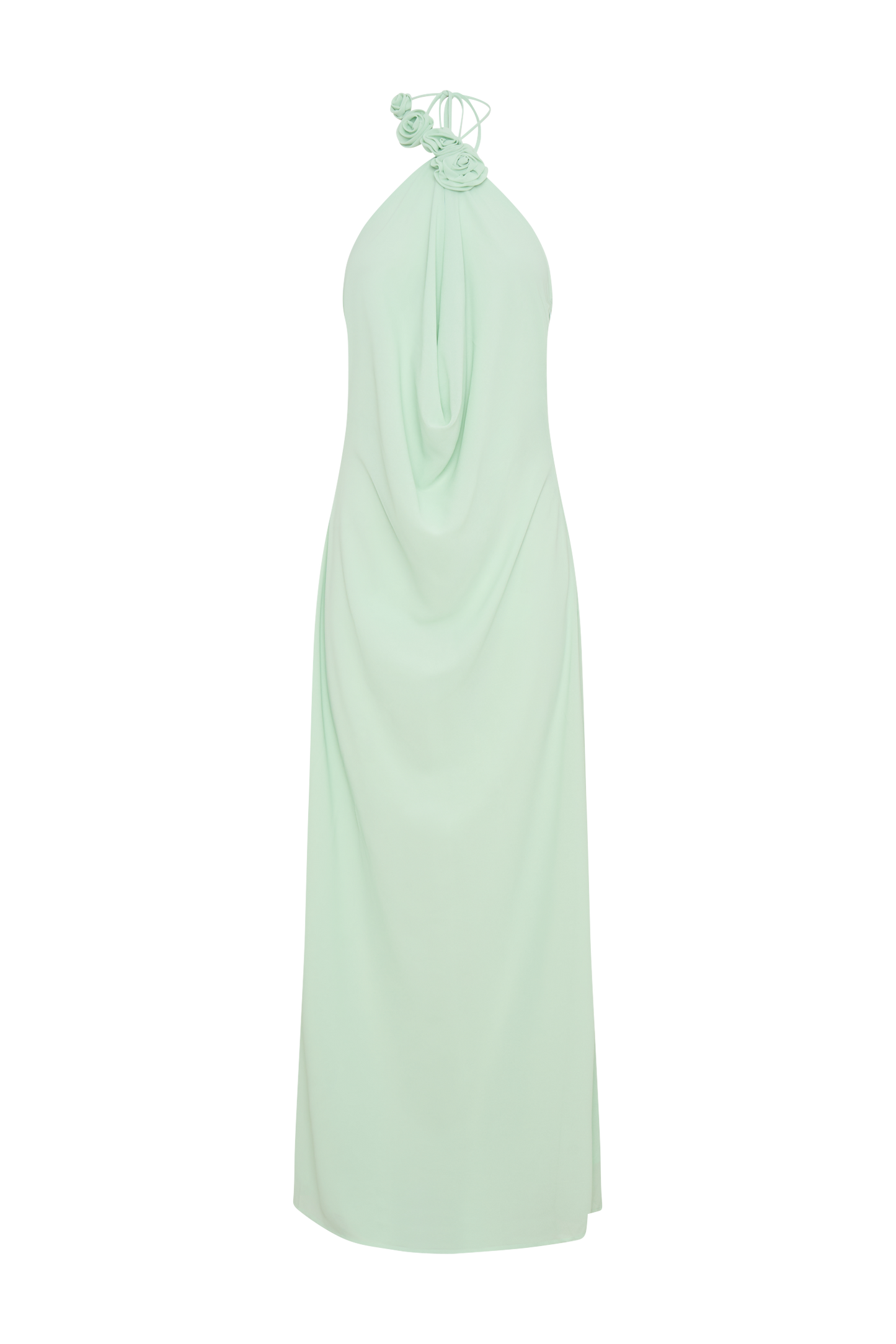 ROF Rosalia Dekolteli Uzun Elbise - Adaçayı