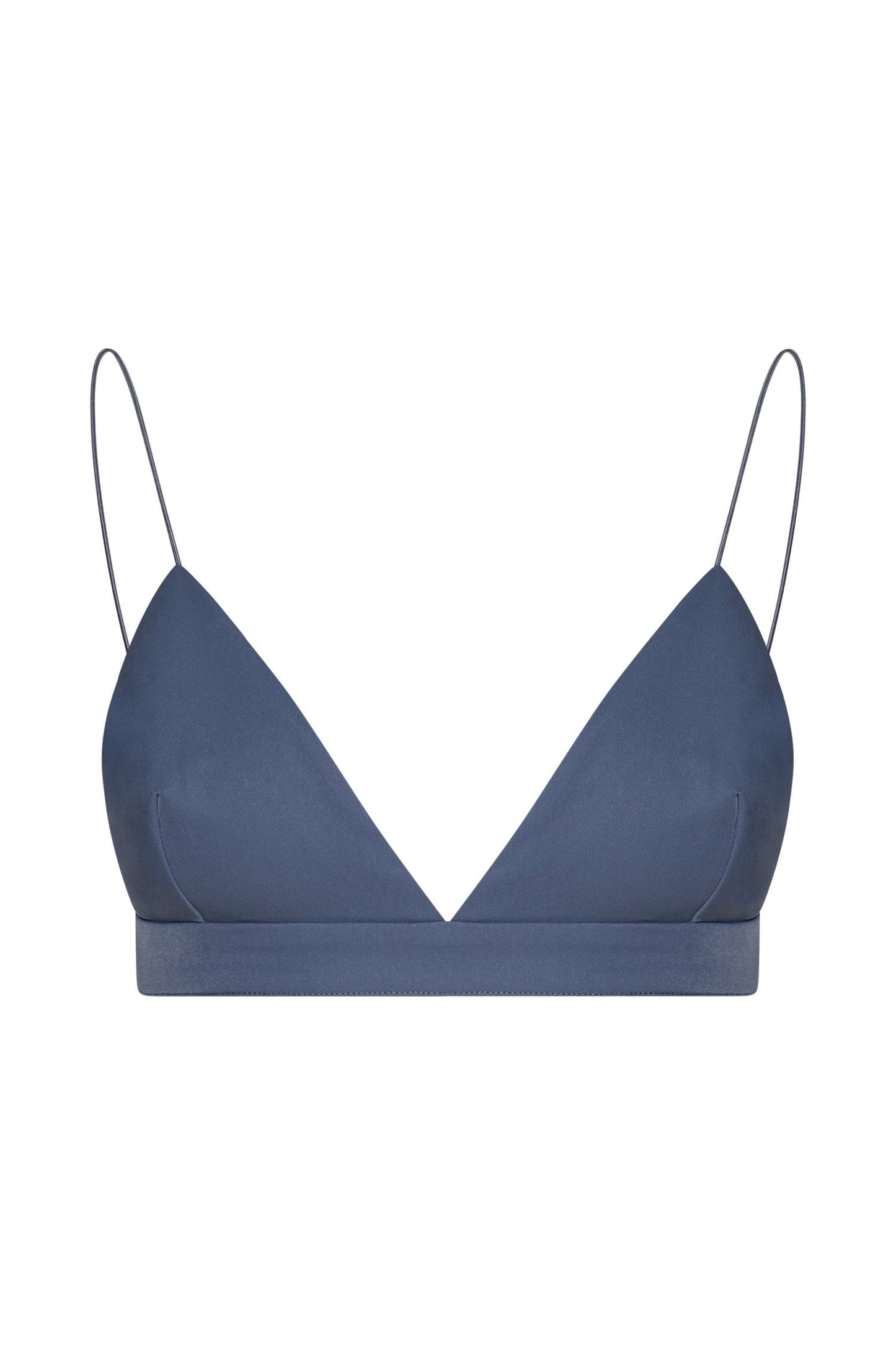 ROF Cynthia Üçgen Bralet - Çelik Mavi