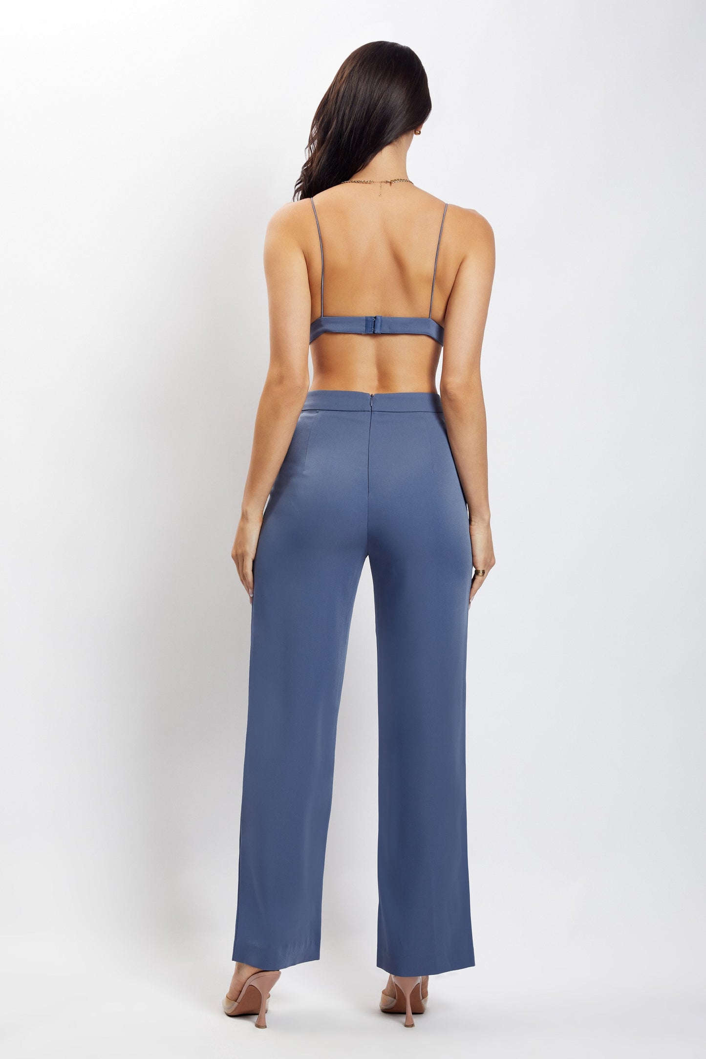 ROF Cynthia Üçgen Bralet - Çelik Mavi