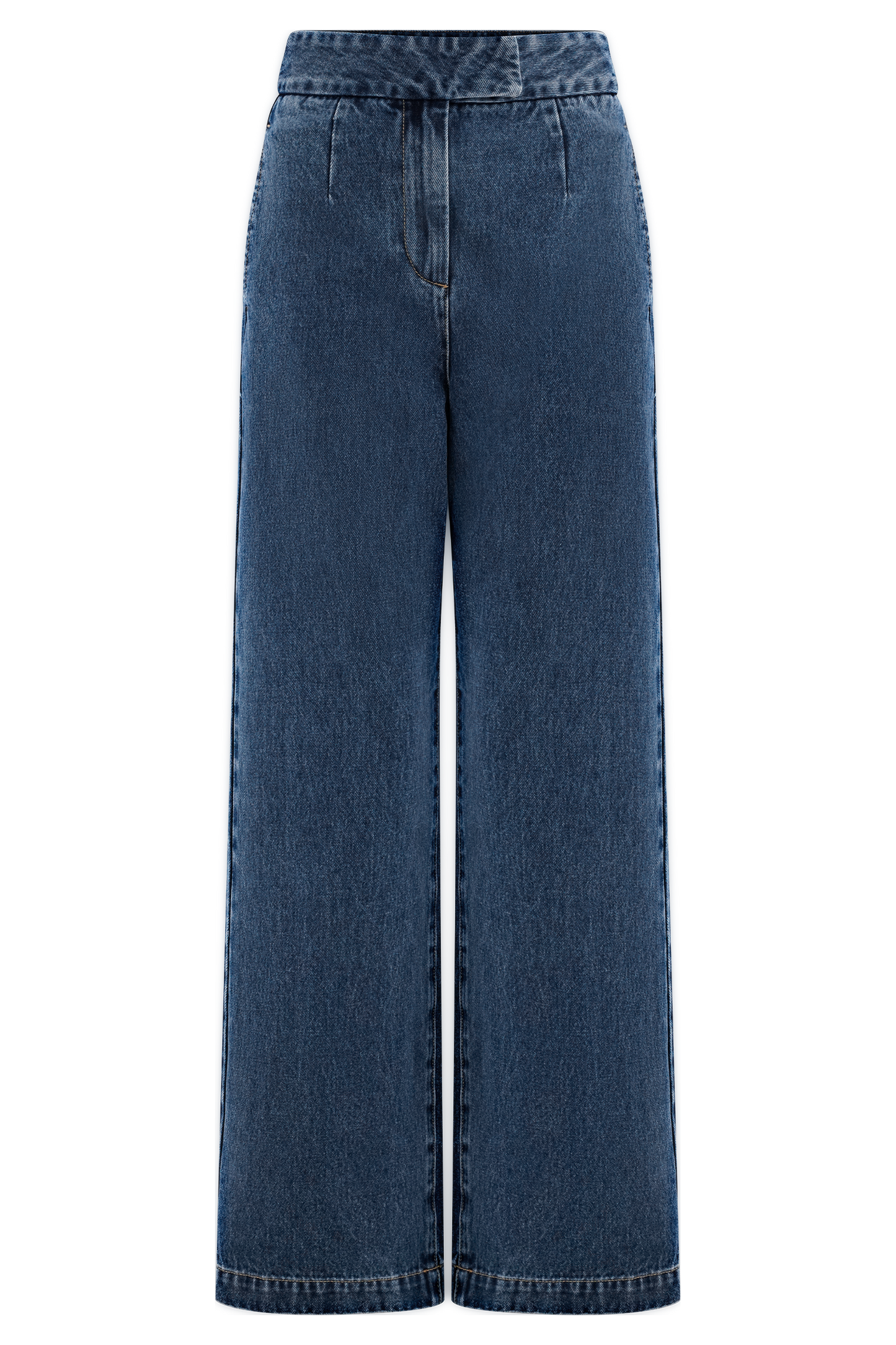 ROF Rayne Geniş Paça Denim Jean - 90'Lar Mavi