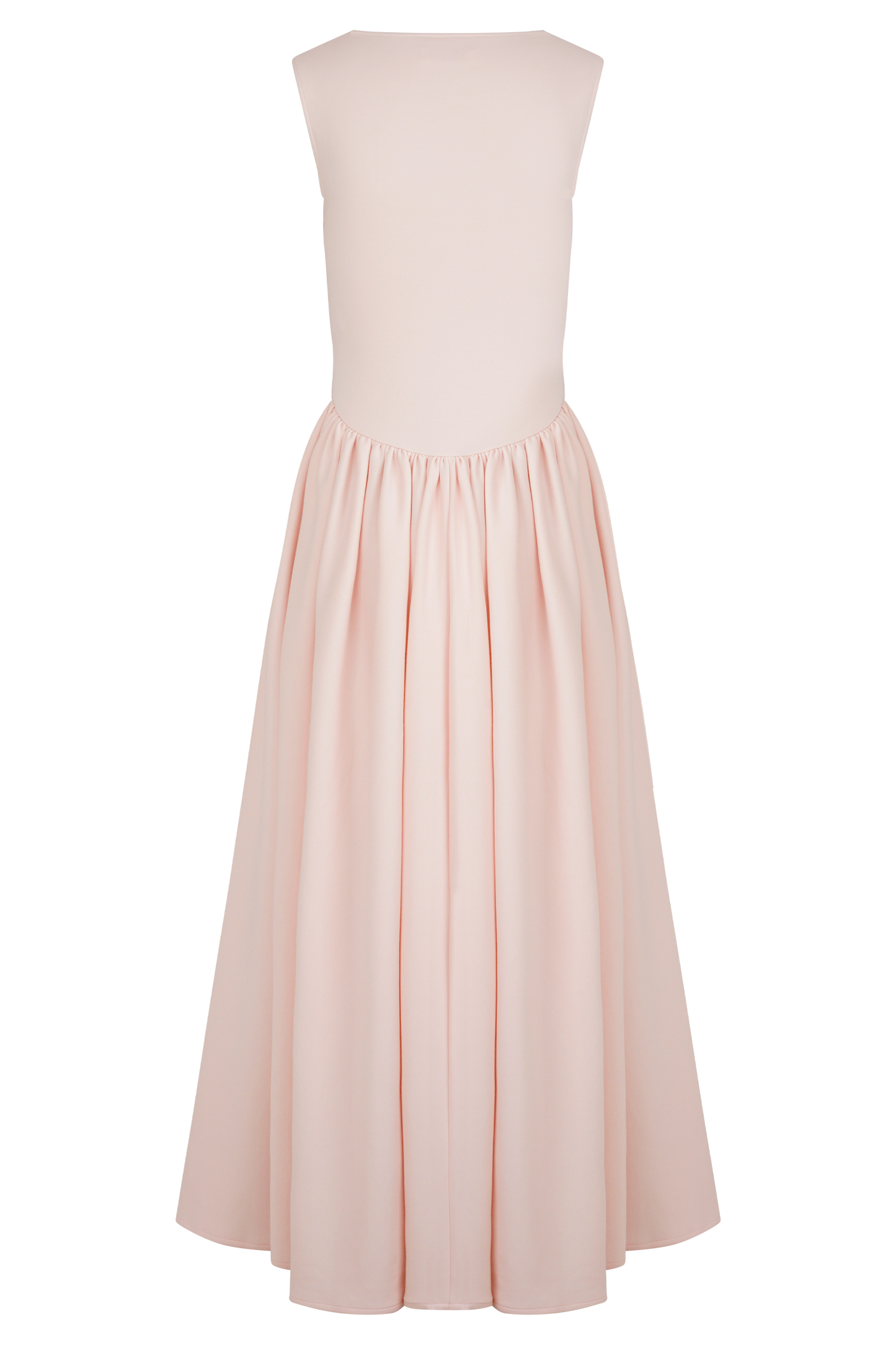ROF Sharon Scuba Jersey Midi Elbise - Bale Pembesi