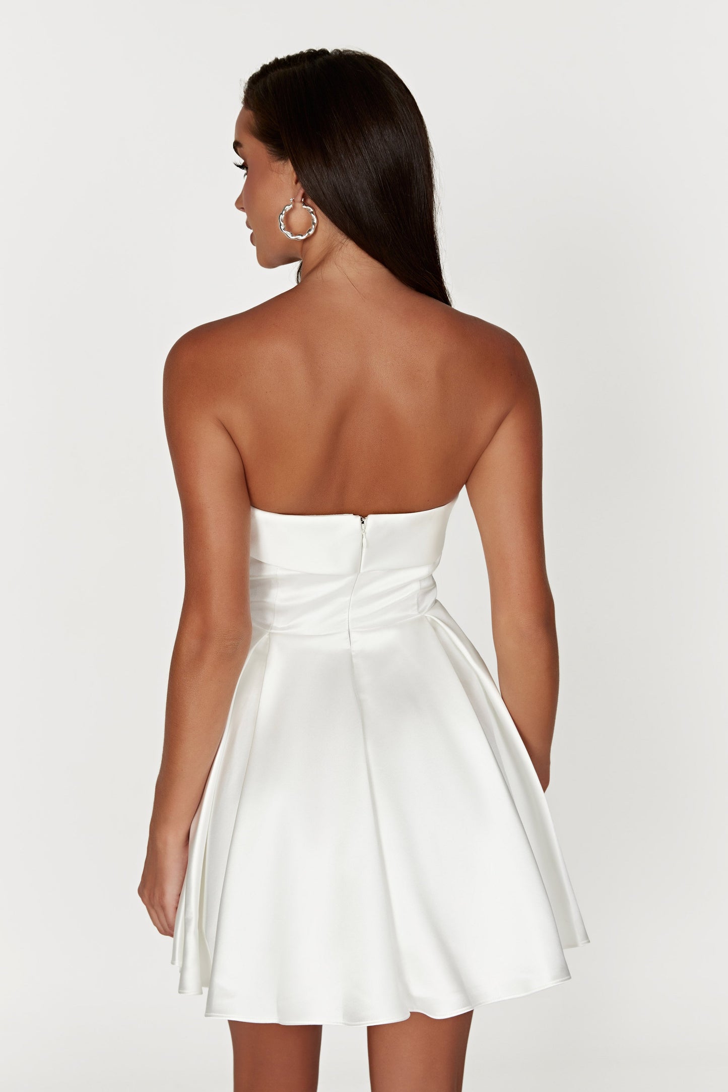ROF Eileen Mini Elbise - Beyaz