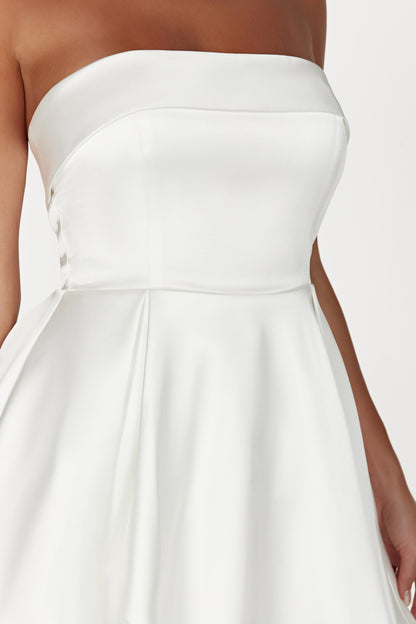ROF Eileen Mini Elbise - Beyaz
