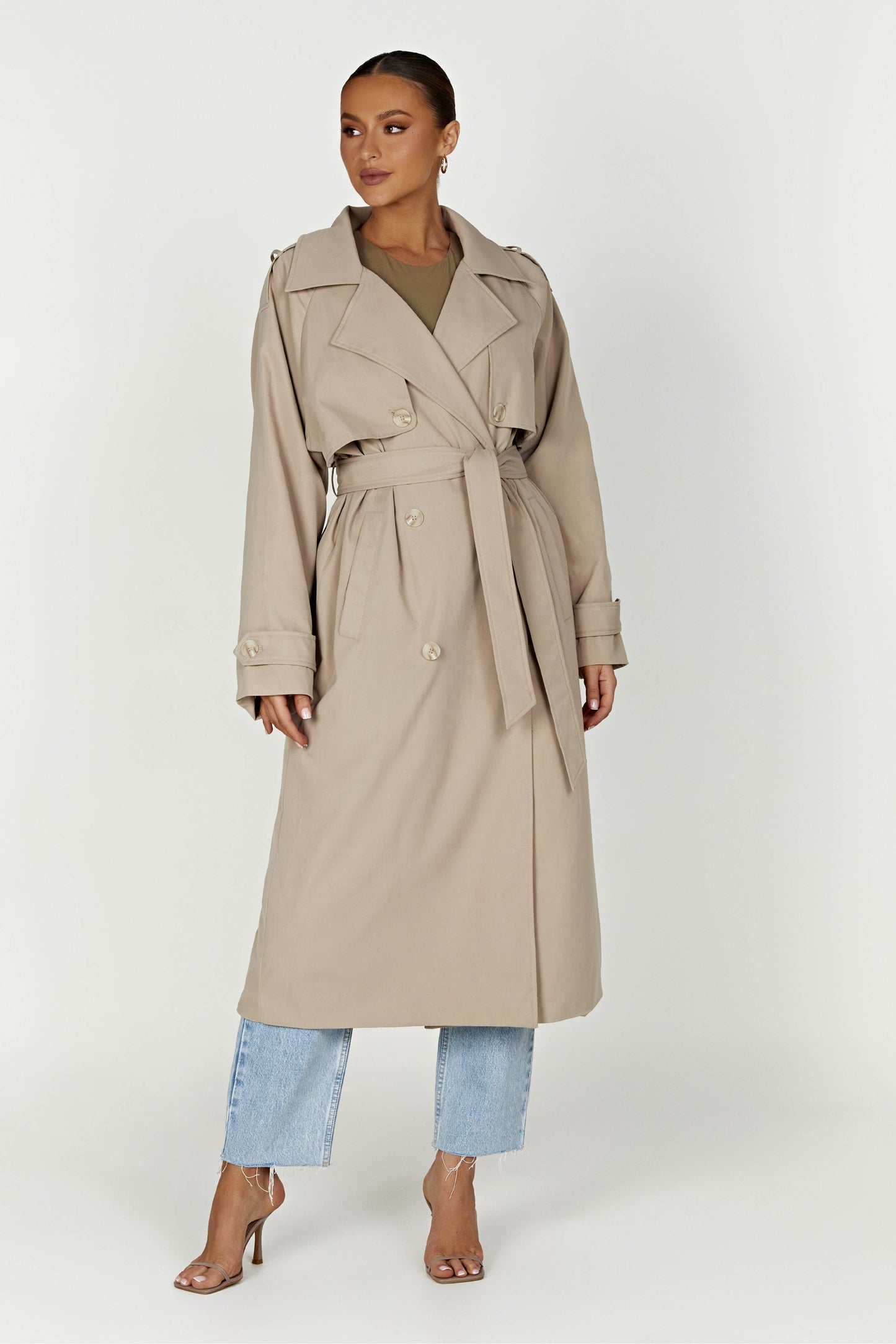 ROF Andreas Oversize Trençkot - Bej