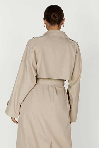 ROF Andreas Oversize Trençkot - Bej
