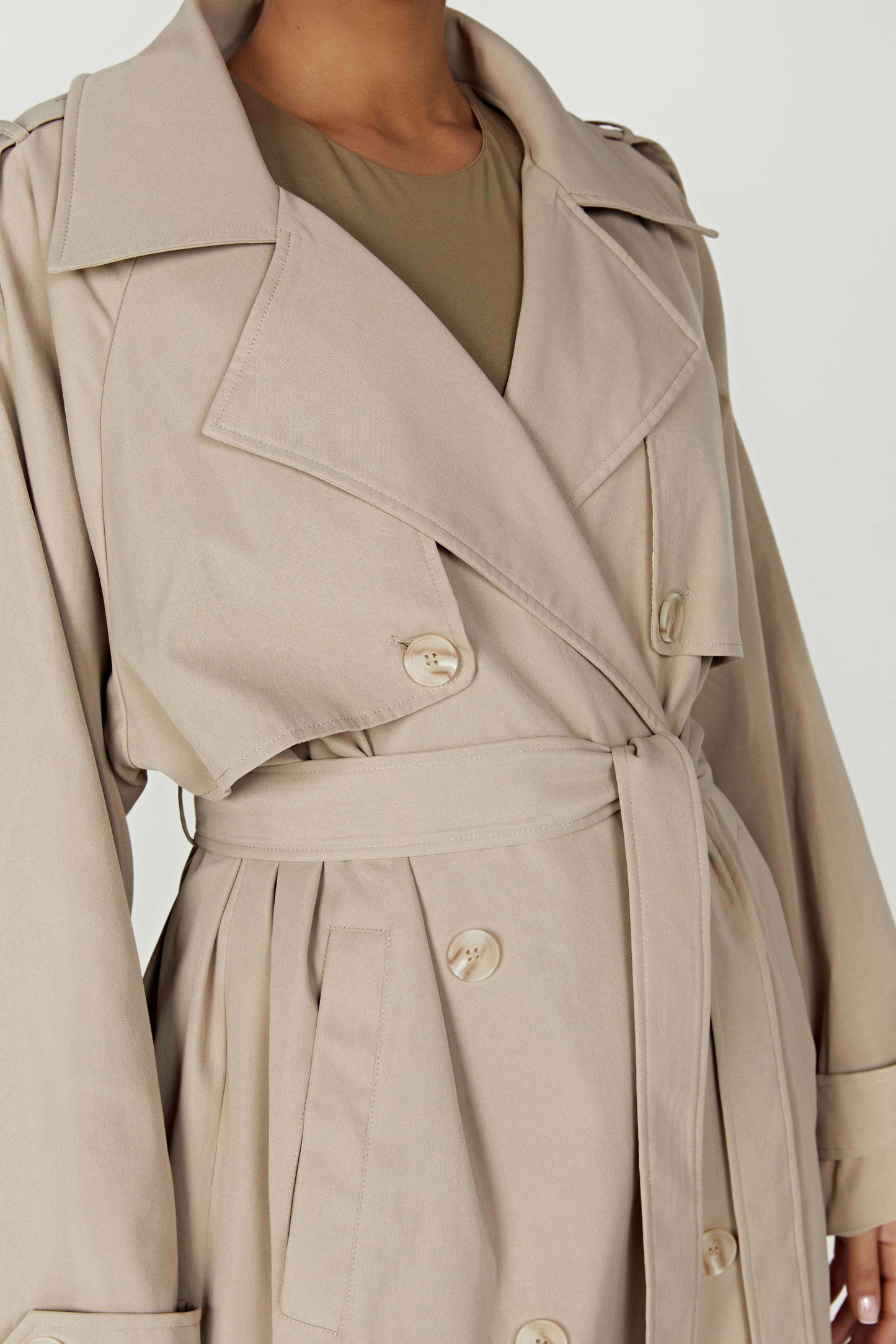 ROF Andreas Oversize Trençkot - Bej