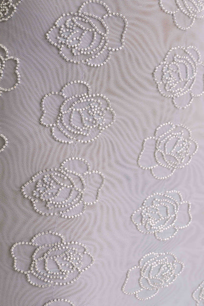 ROF Greta Rose Boncuklu Kaşkorse - Gümüş
