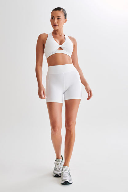 ROF Jackie Twist Crop Top - Beyaz