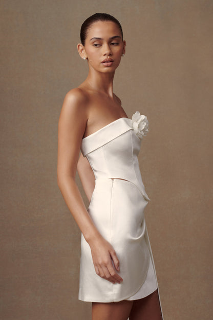 ROF Margot Straplez Rose Korse - Beyaz