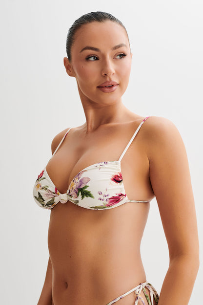 ROF Rosmunda Dantelli Bikini Üstü - Bella Rosa Baskı