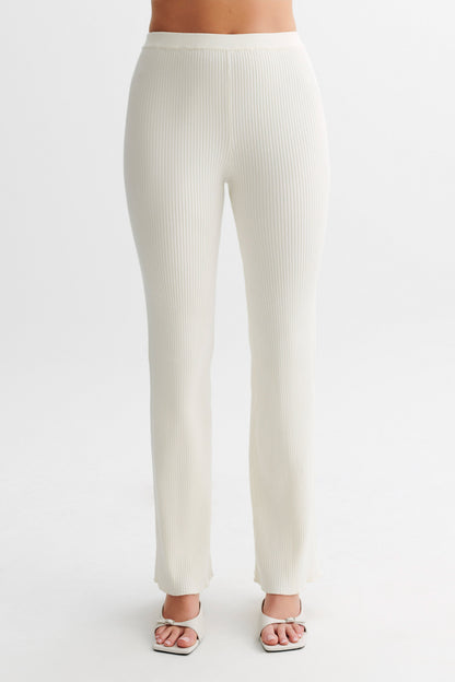 ROF Calypso Örgü Pantolon - Fildişi