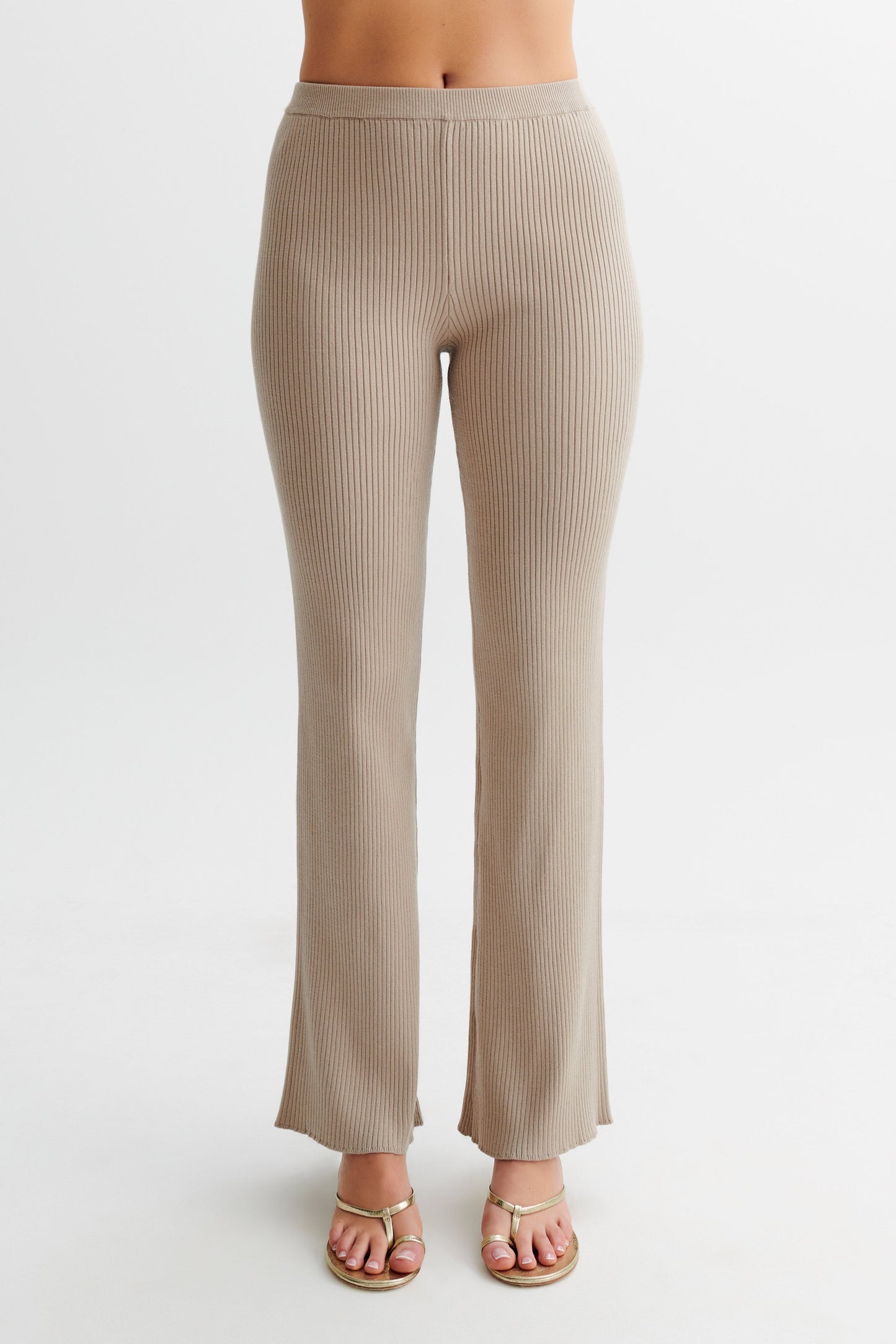 ROF Calypso Örgü Pantolon - Tawny Gri