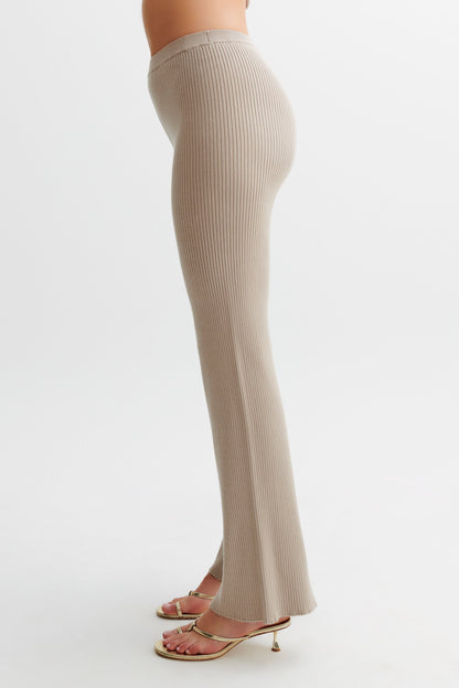 ROF Calypso Örgü Pantolon - Tawny Gri