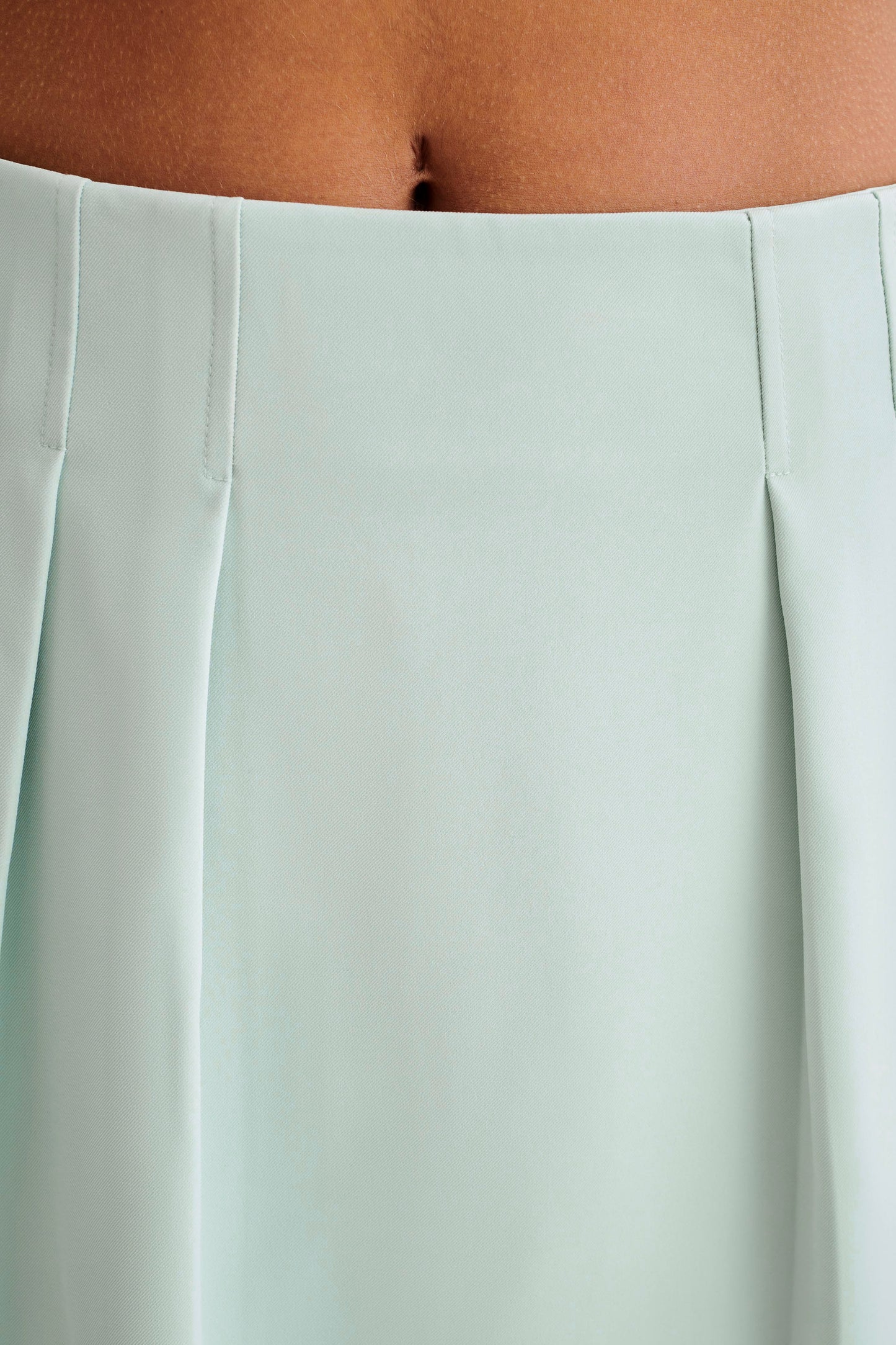 ROF Berkley Takım Elbise Mini Etek - Pastel Yeşil