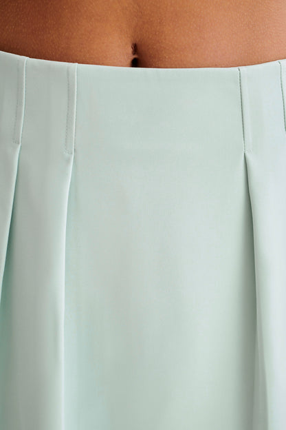 ROF Berkley Takım Elbise Mini Etek - Pastel Yeşil